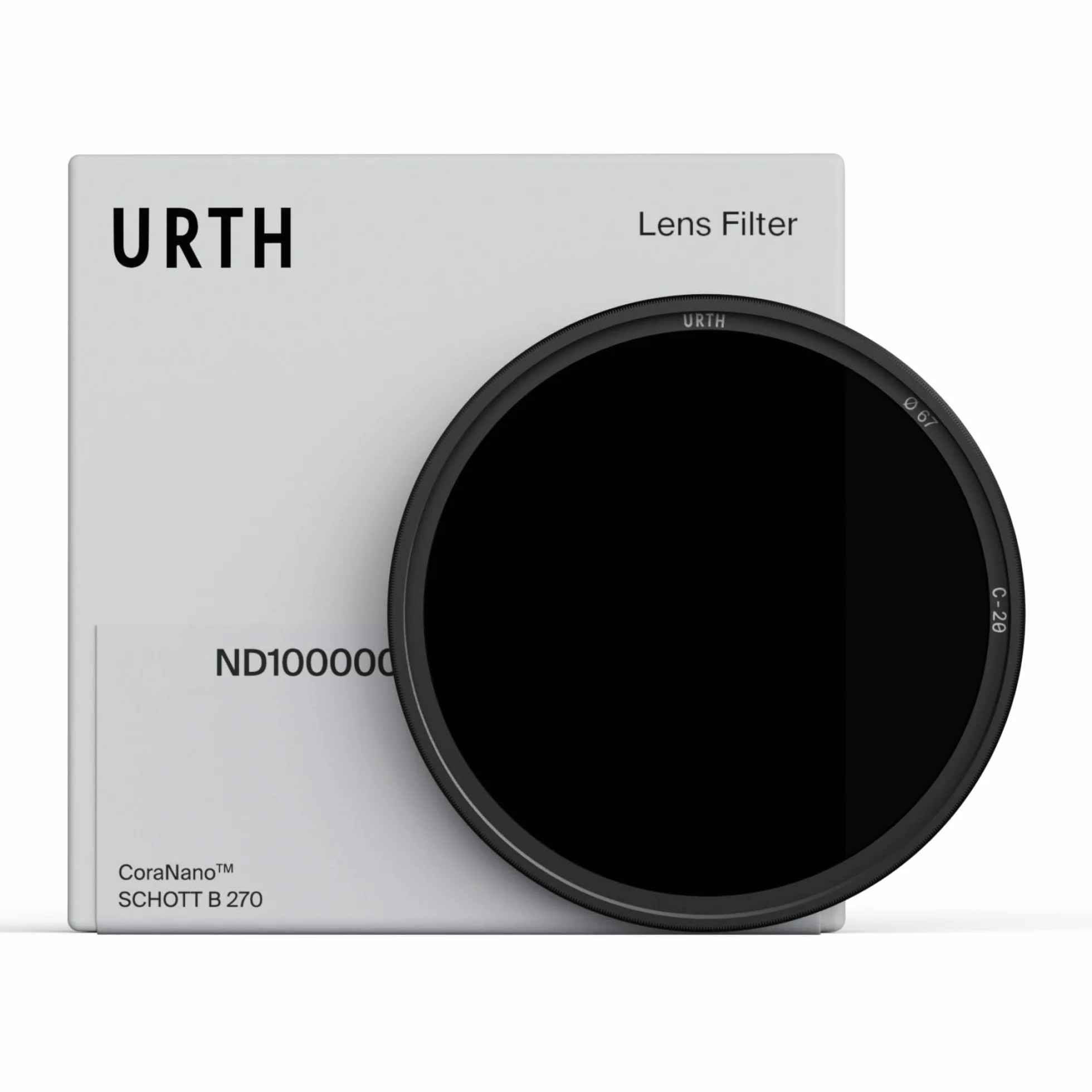 Urth 77mm Filtr Słoneczny ND100000 (16.6 Stop) (Plus) — 20-warstwowa nano-powłoka, ultra-cienki, ekstremalna neutralna gęstość, bezpieczny dla fotografii zaćmień