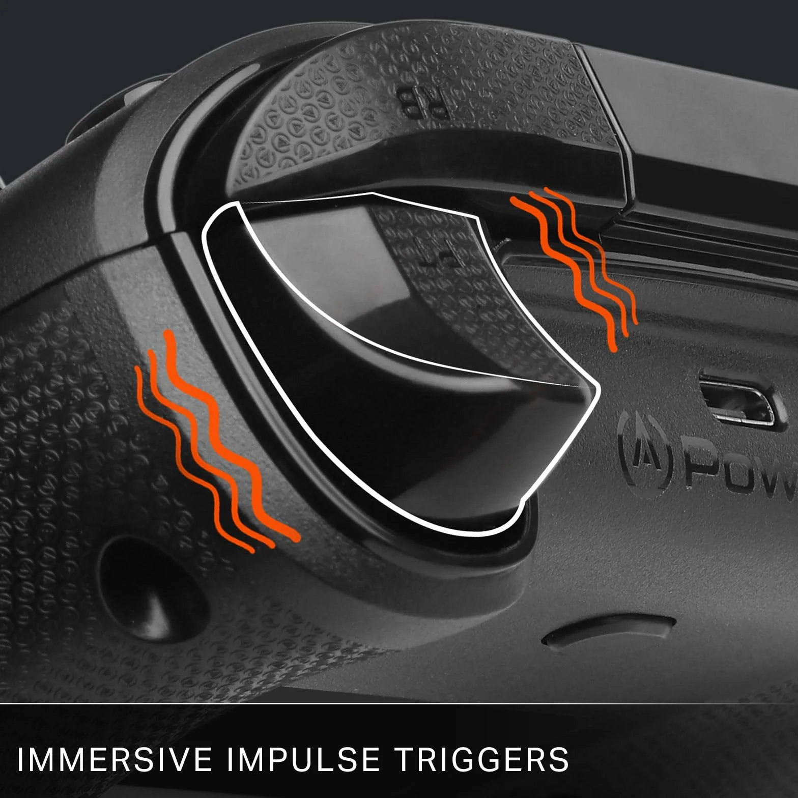 Manette filaire PowerA Advantage Plus Xbox Series X|S Noir - Joysticks réglables effet Hall boutons mappables