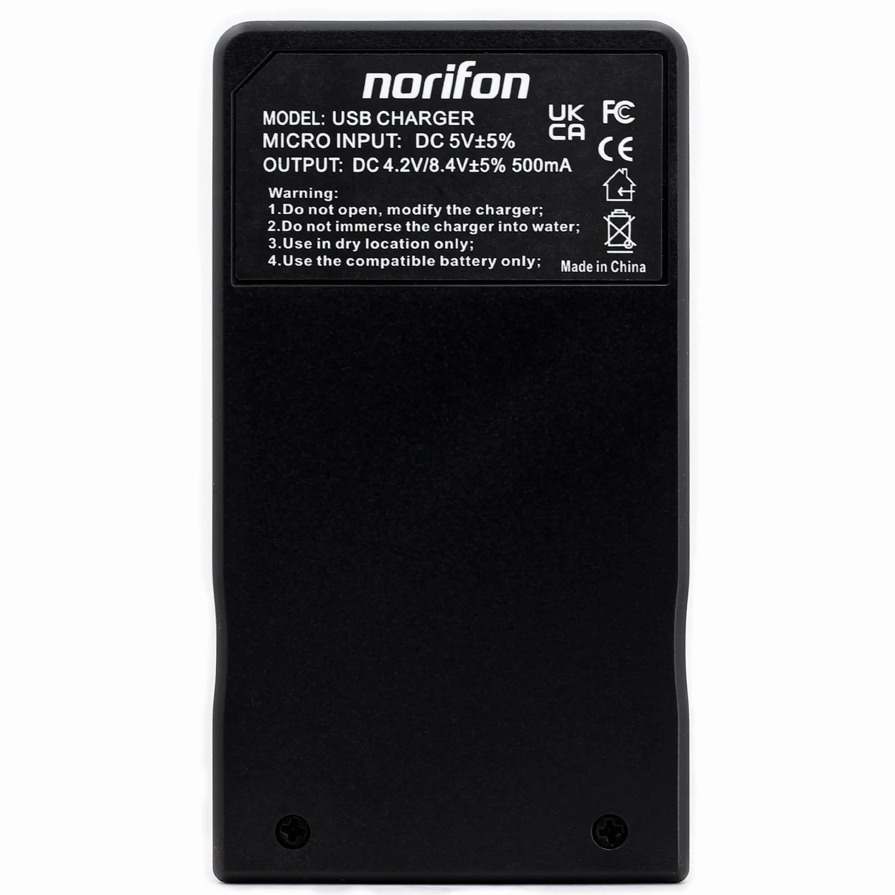 Norifon CGA-S007 USB Ładowarka do Panasonic DMC-TZ11, DMC-TZ15, DMC-TZ4, DMC-TZ5, Lumix DMC-TZ1, DMC-TZ2, DMC-TZ3, DMC-TZ4K, DMC-TZ4S, DMC-TZ50 Aparat i nie tylko