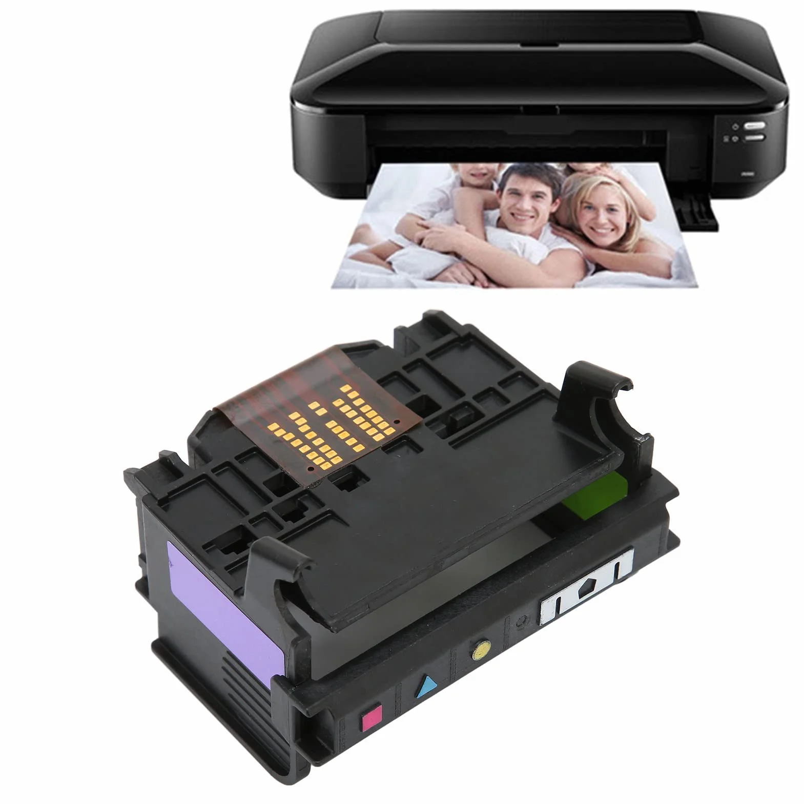 KIMISS Tête d'impression pour Officejet 6500 Pro 6000 7000 6500A 7500 7500A Remplacement