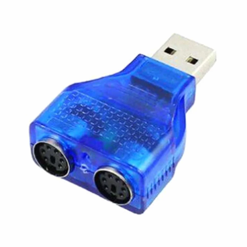 Adaptateur convertisseur USB mâle vers PS2 femelle pour clavier souris PC