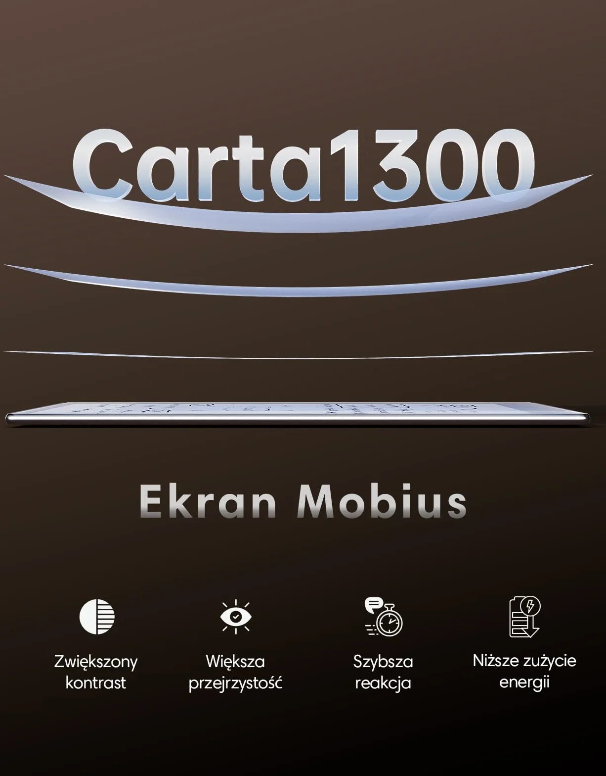 VIWOODS Zestaw Ulepszony z AiPaper, Stylus Pro i 5 Rysikami, Carta 1300 AI E Ink Tablet, 10.65'' 300PPI Elektroniczny Notatnik z Długopisem, Ultra-Cienki 4.5mm, Lekki 370g