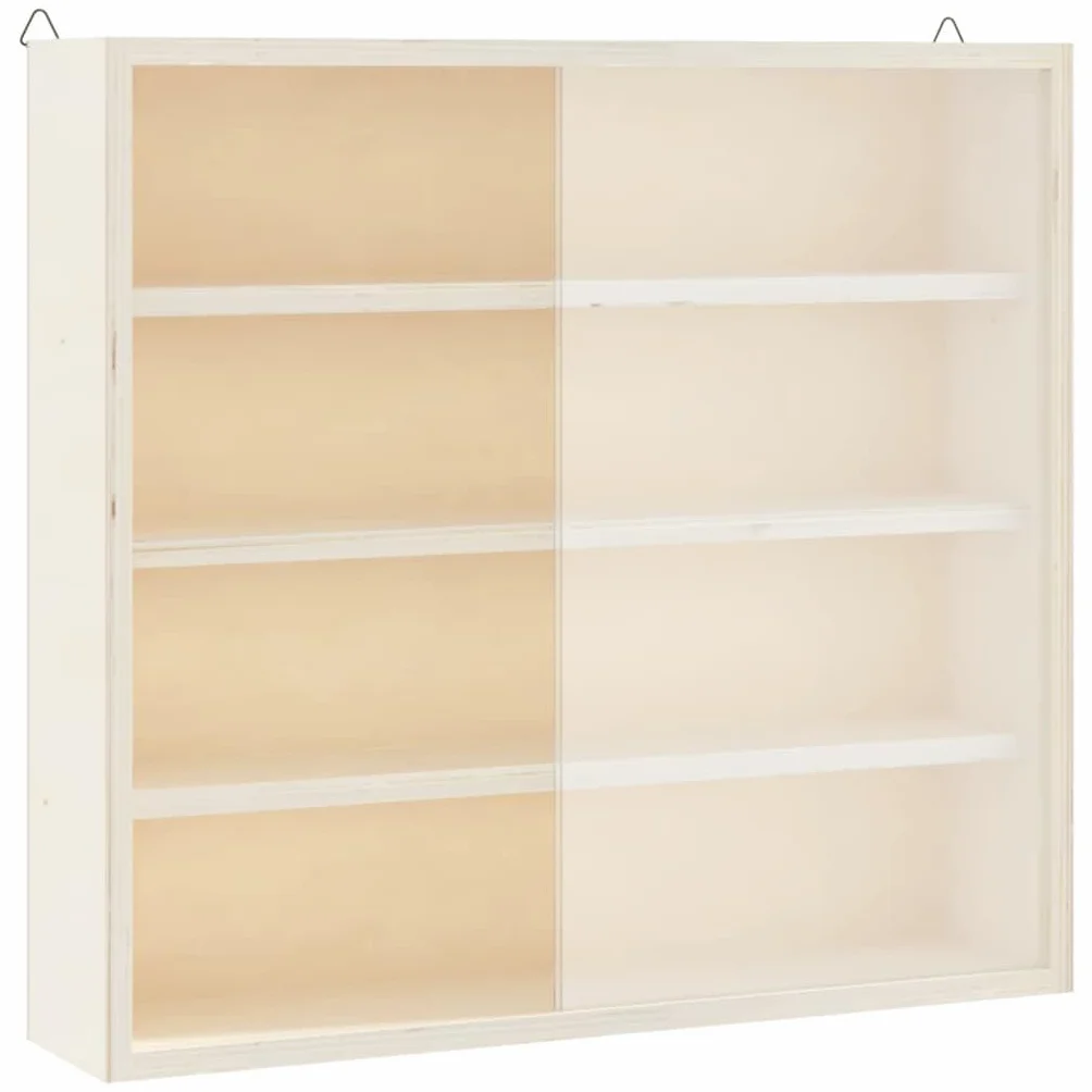 vidaXL Vitrine de Collection en Bois avec Portes 40x8,5x37cm