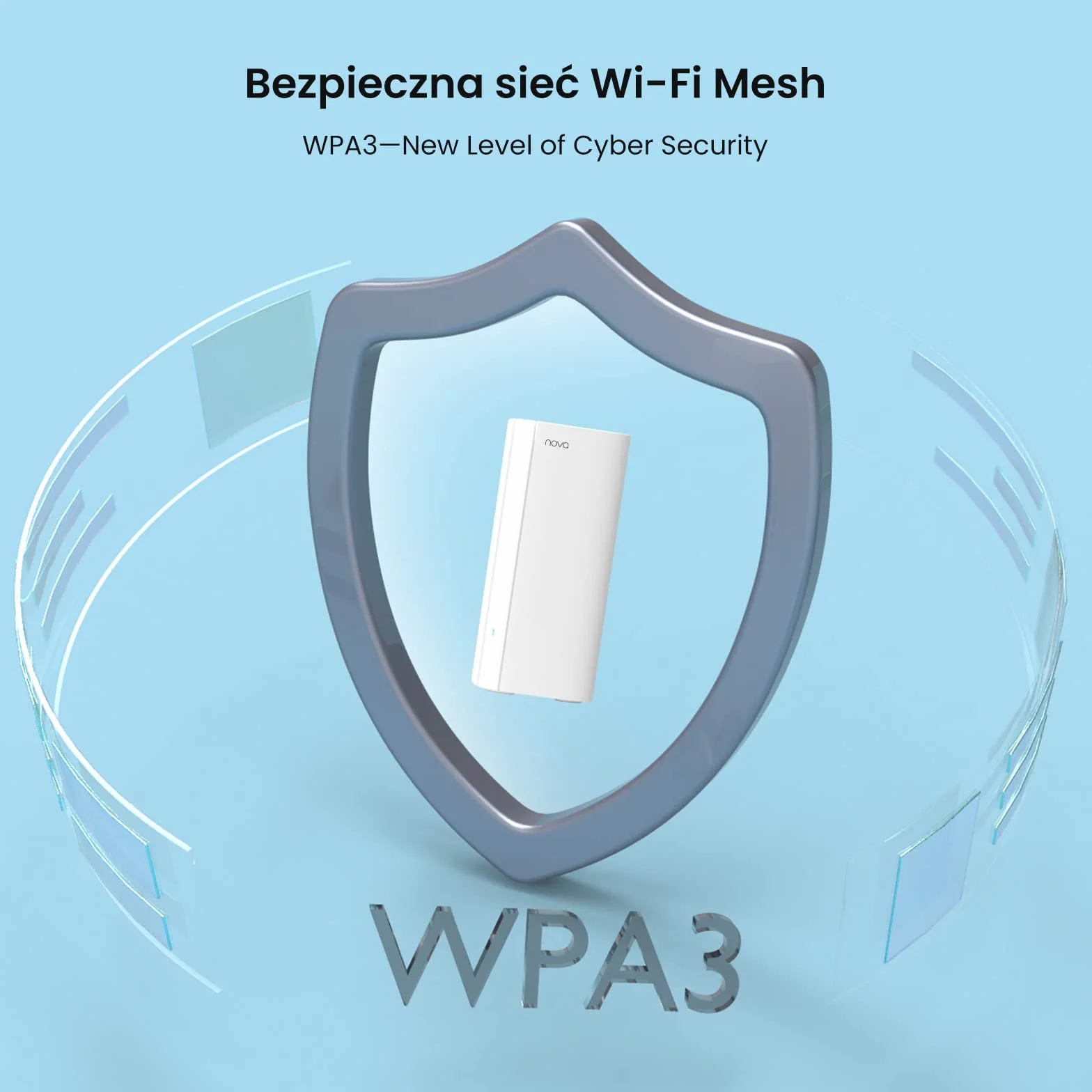 Tenda Nova MX12-3 AX3000 Mesh Wi-Fi 6 System, szeroki zasięg Wi-Fi do 650m², procesor Quad-Core 1,7 GHz, porty Gigabit LAN, obsługuje Alexa, 3-Pack