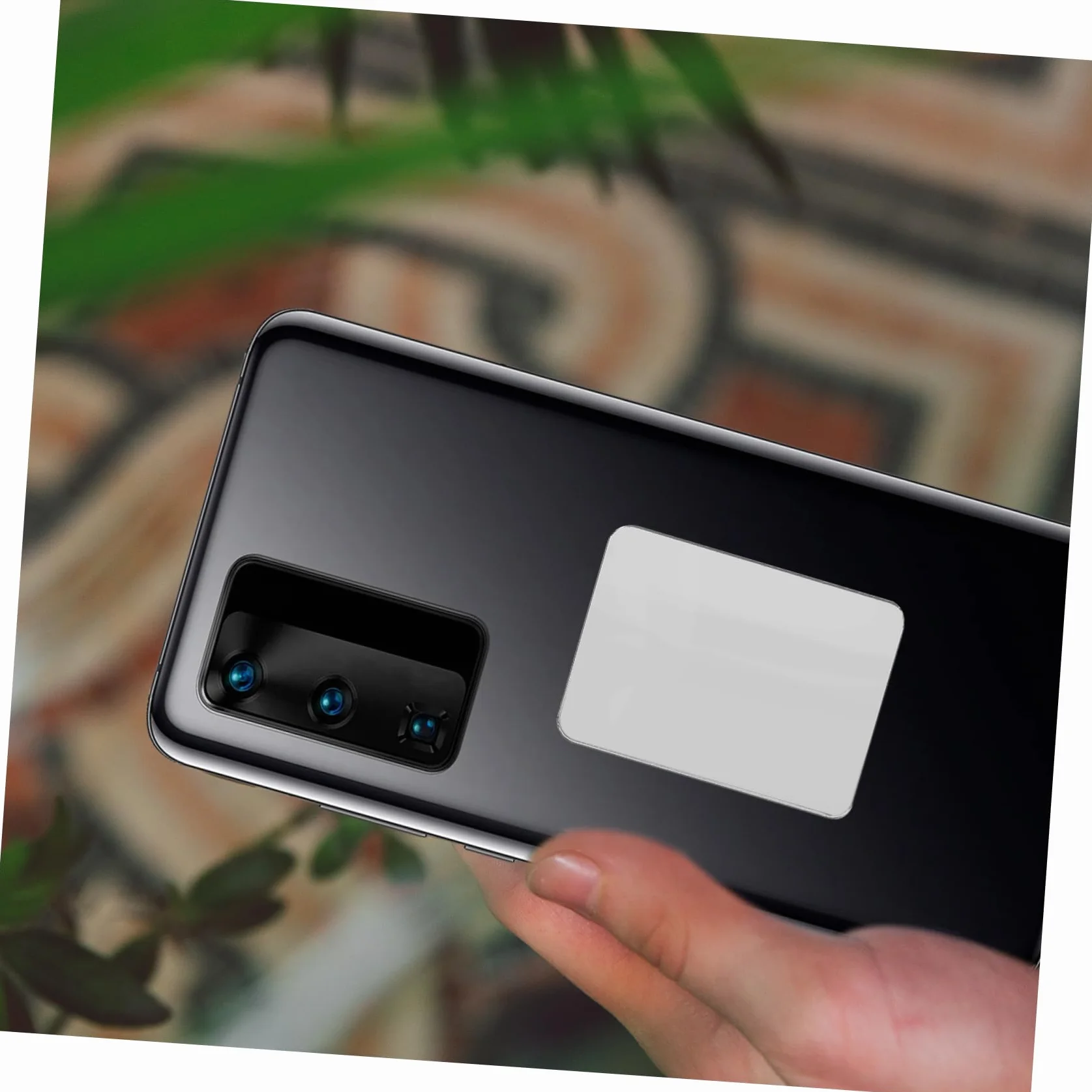 Generic 2 Sztuk Obiektyw Telefonu Komórkowego Naklejka Na Telefon Pokrywa Lustro Naklejka Przyklejony Lustro Telefon Pokrywa Naklejki Małe Naklejki DIY