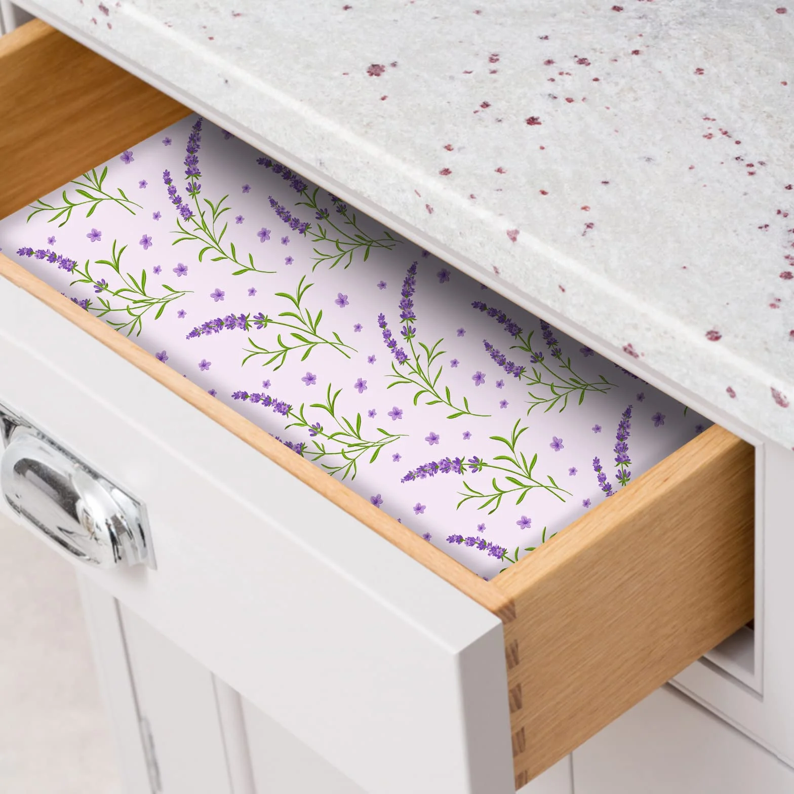 SCENTORINI Papiers Parfumés Tapis de Fond Lavande 36.5 x 50 cm 6 Feuilles