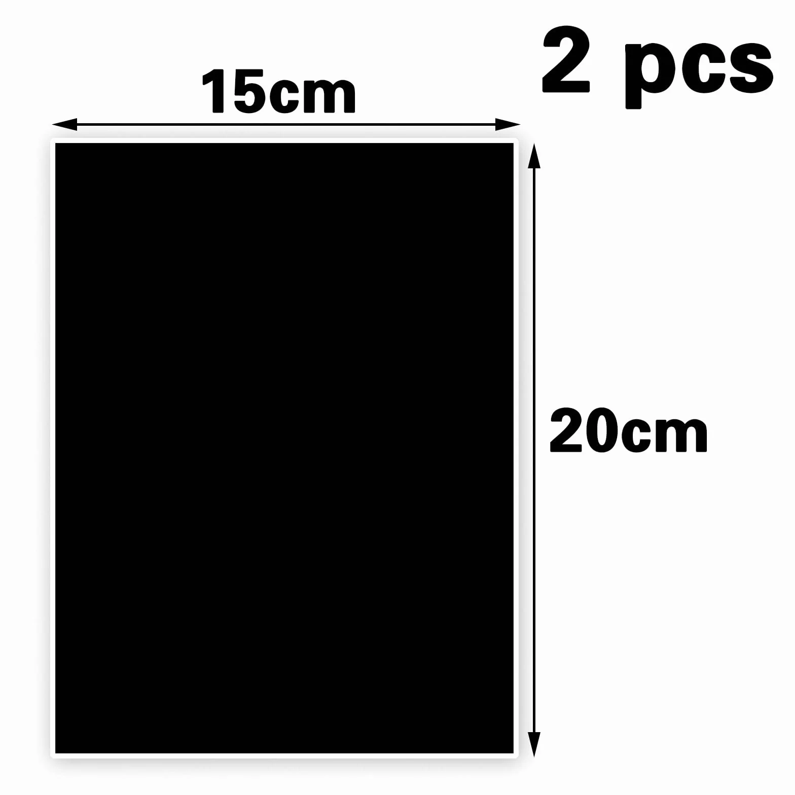 Patchs de réparation en nylon autocollants imperméables 20x15cm 2 pièces
