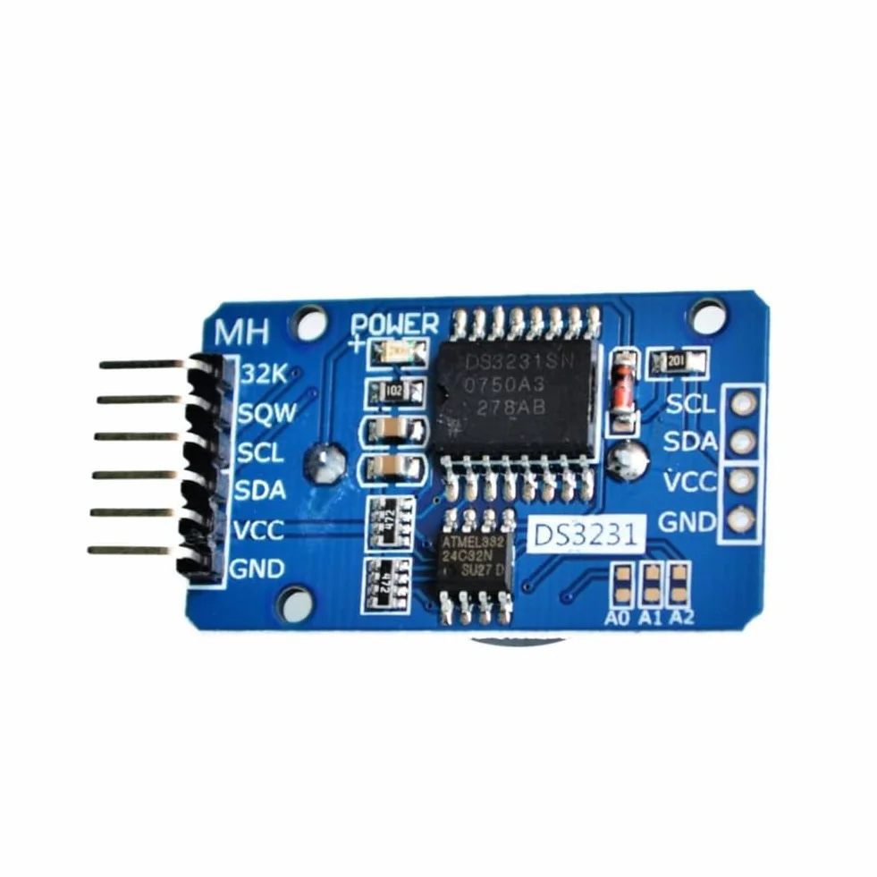 DS3231 AT24C32 IIC Module Horloge de Précision Mémoire Portable Capteur de Température 3,3 V/5 V