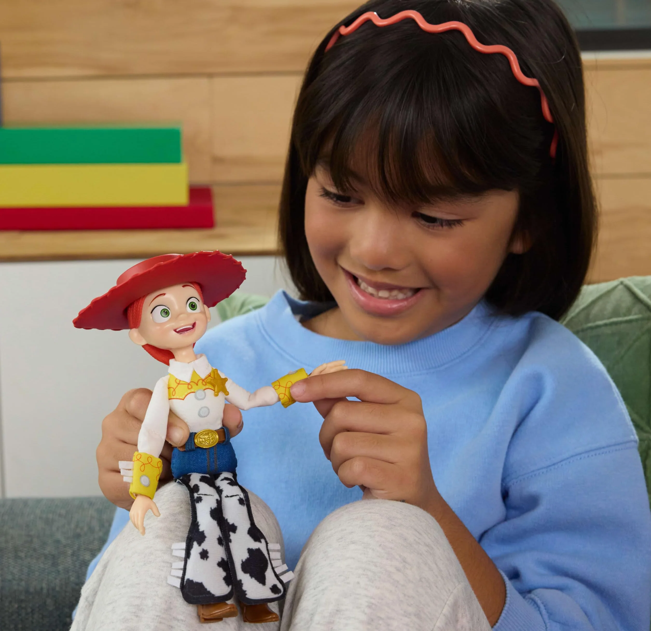 Mattel Disney Pixar Toy Story 5 Jessie Poupée de chiffon 17,8 cm Cowgirl rousse Figurine à collectionner souple