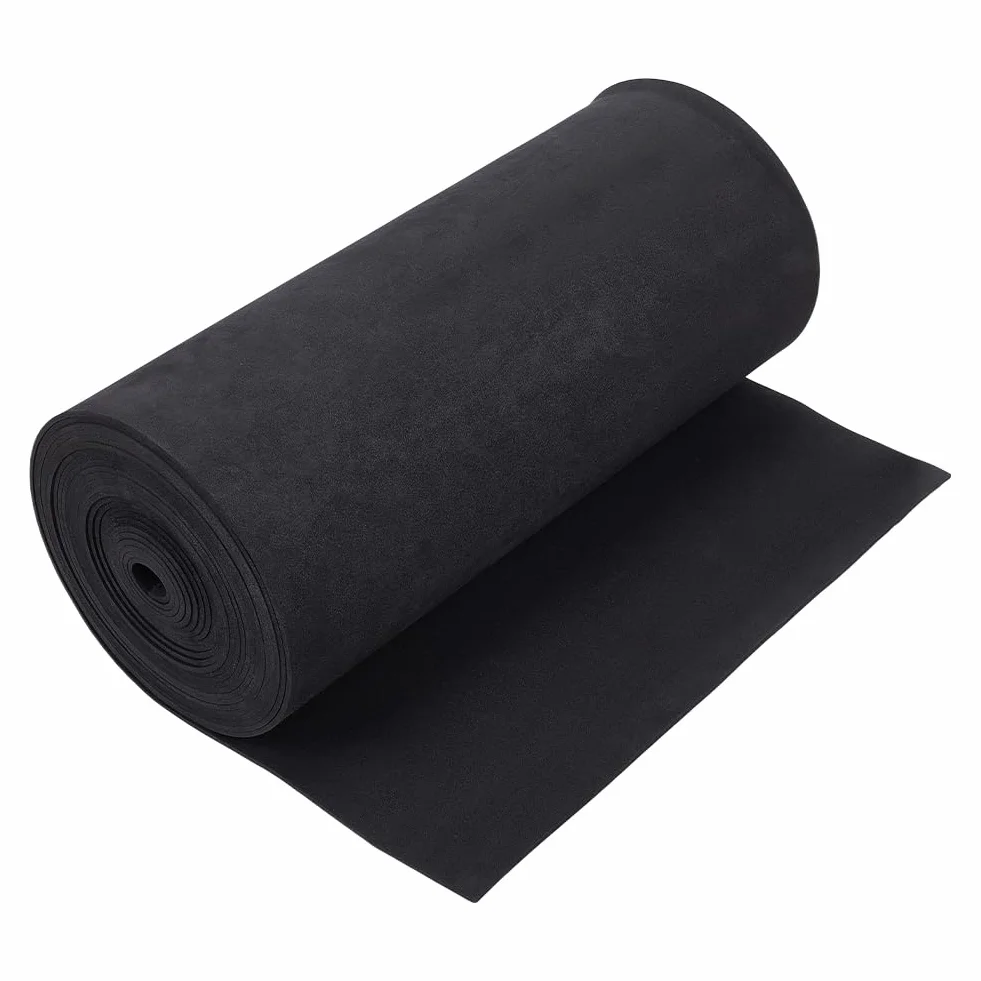 NBEADS Tapis de Doublure de Boîte à Outils 8mx40cm Revêtement de Tiroir Protection Optimale Noir