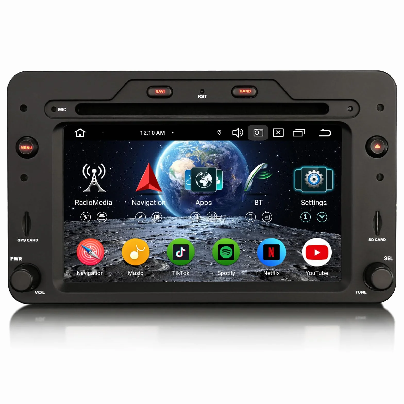 Erisin 8-rdzeniowy 4 GB + 64 GB Android 14 radio samochodowe GPS nawigacja do Alfa Romeo Brera Spider 159 Sportwagon DVD Player ekran dotykowy CarPlay Android Auto DAB+ Radio DSP Bluetooth 5.0 A2DP