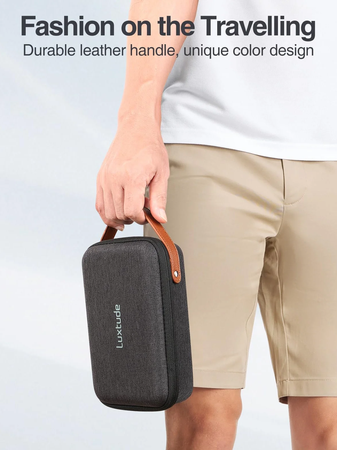 Luxtude Elektroniczny organizator torba podróżna, mały organizer do ładowarki