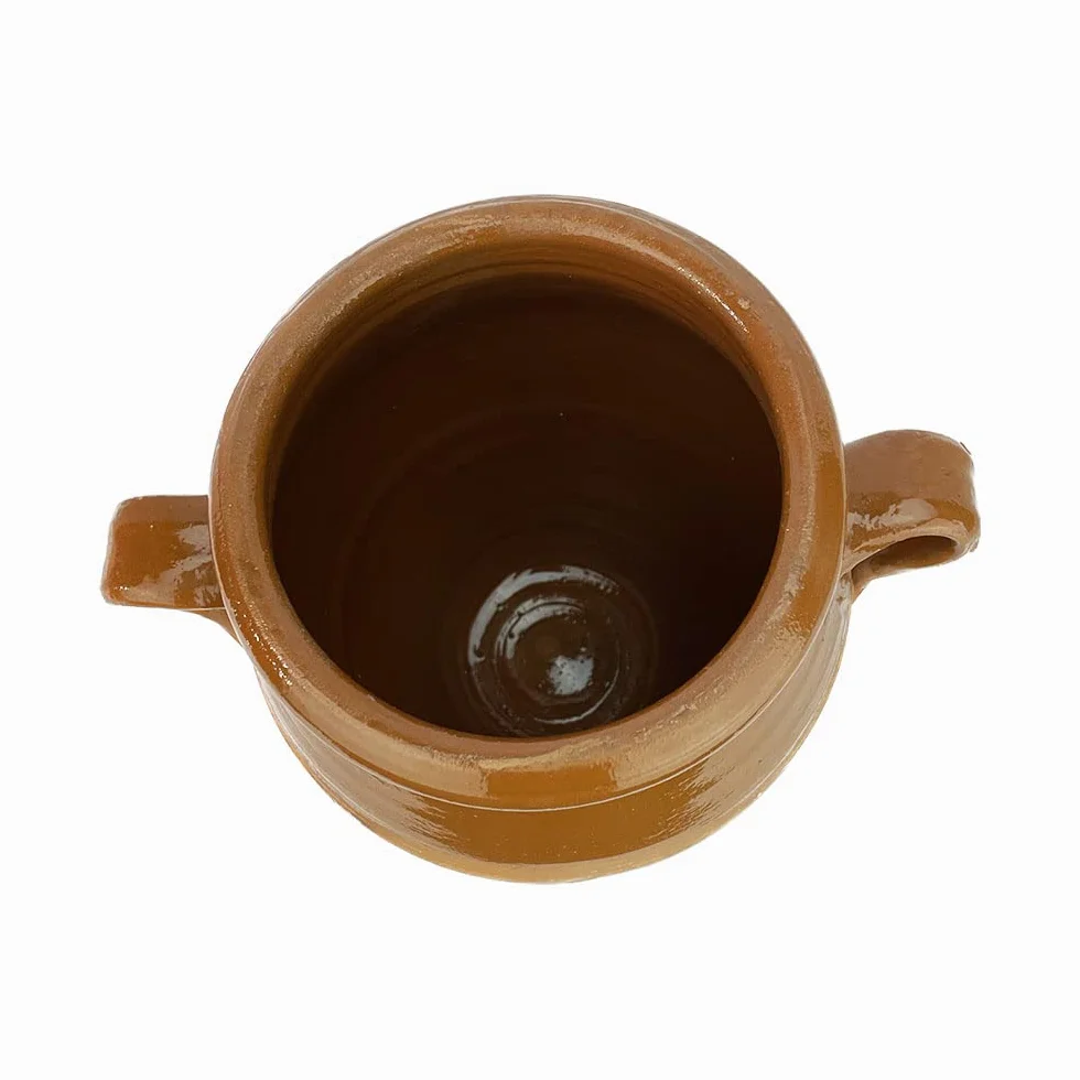 Tanjia marocaine de marrakech, artisanat marocain fait à la main 21 x 15 x h20 cm environ.