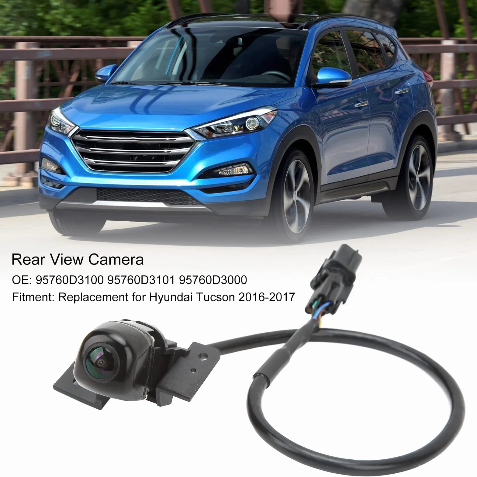 Kamera Cofania do Tucson 2016-2017 95760D3100 95760D3101 95760D3000 Kamera Wspomagająca Parkowanie Kamera Cofania