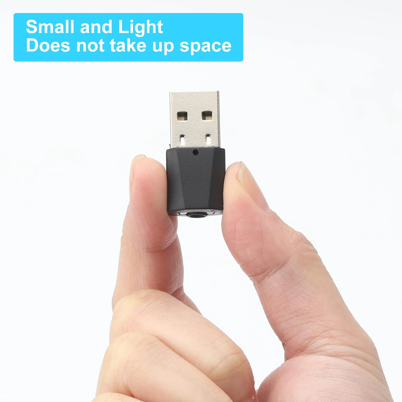 Odbiornik USB Bluetooth 5.1 z adapterem USB Bluetooth, wbudowany mikrofon do telewizora, komputera, zestawu słuchawkowego/głośników samochodowych, systemu stereo, muzyki i połączeń