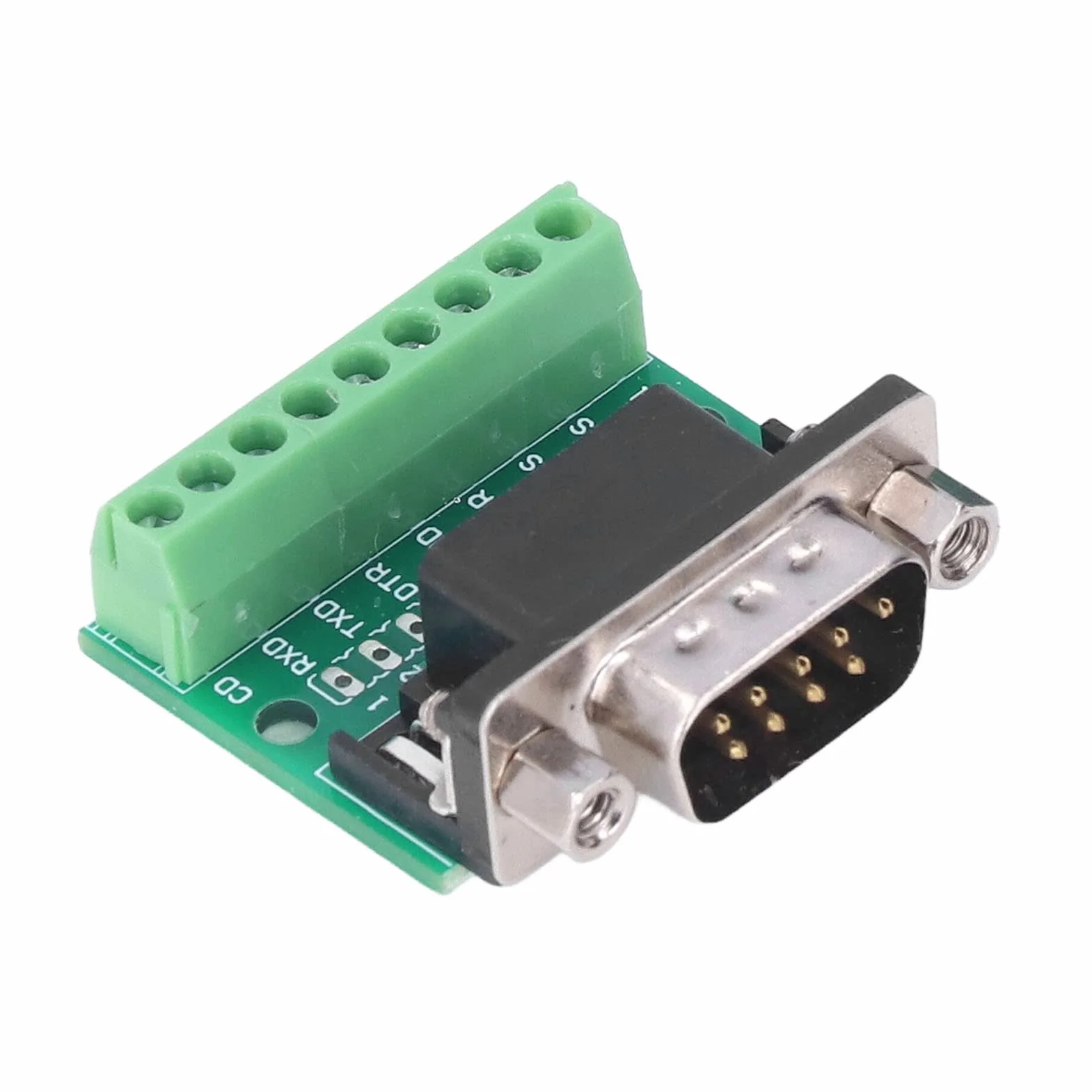 Adaptateurs de câble DB9 mâle femelle connecteur borne à vis 9 broches pour RS232 RS485