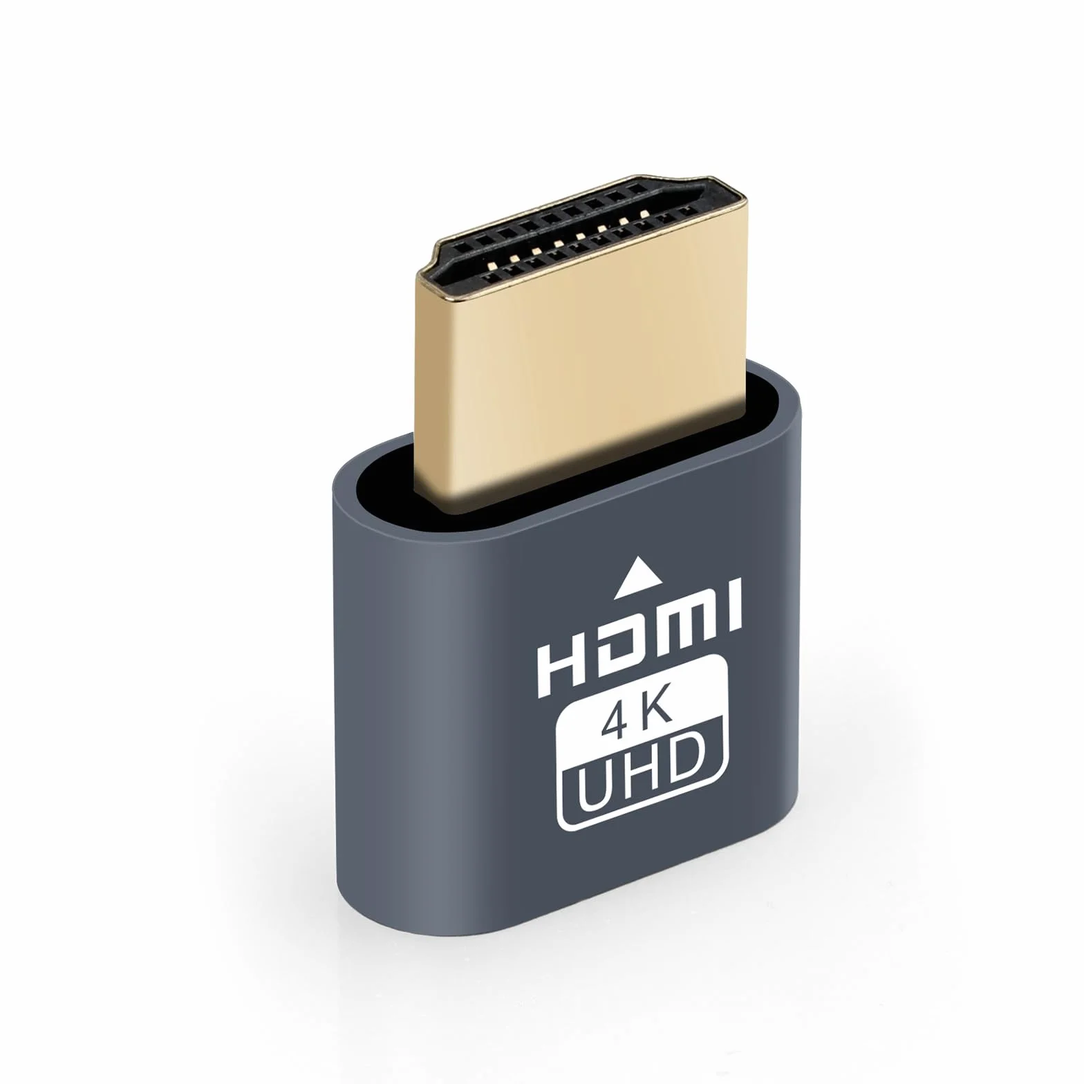 AXFEE Wtyczka HDMI Dummy, 1 szt. 4K@60Hz 3840x2160 Monitor Wirtualny, Przenośny Bezprzewodowy Emulator HDMI, Adapter USB-C na HDMI do Notebooka, Projektora, Telewizora, Komputera, Monitora
