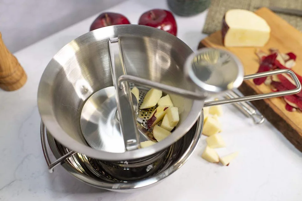 Moulin à Légumes Inox Acier inoxydable Argenté Kuchenprofi