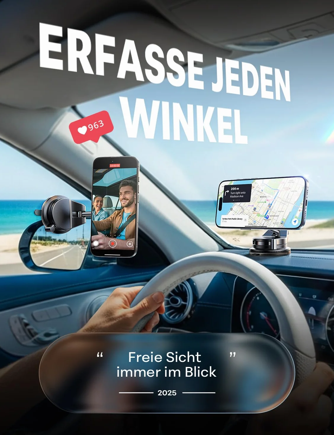 LISEN Dla Magsafe Car Mount Próżniowy Uchwyt Magnetyczny Do Telefonu Samochodowego [95% Adsorpcja] Akcesoria Samochodowe Uchwyt Do Zasysania Paneli Rozdzielczej Dla iPhone 16 15 14 13 12 Pro Max
