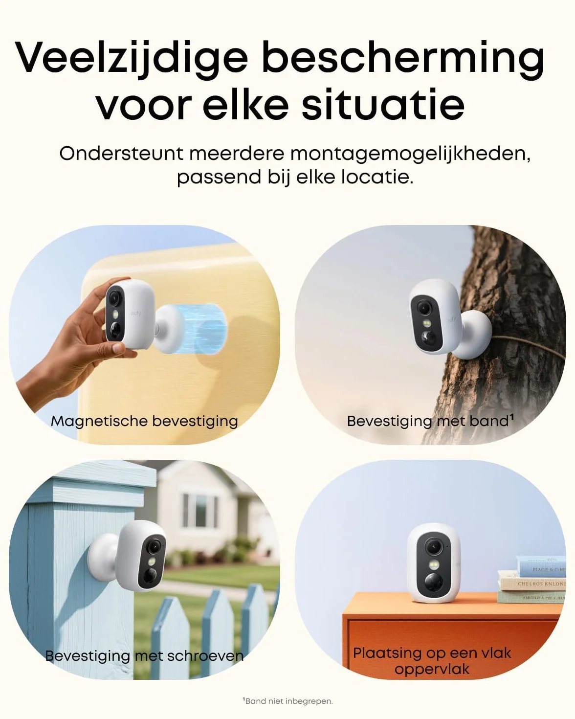 Kamera do monitoringu zewnętrznego eufy Security eufyCam, bateria 180 dni, HD 1080p, noktowizor, kompatybilna z HomeKit (pojedynczy)