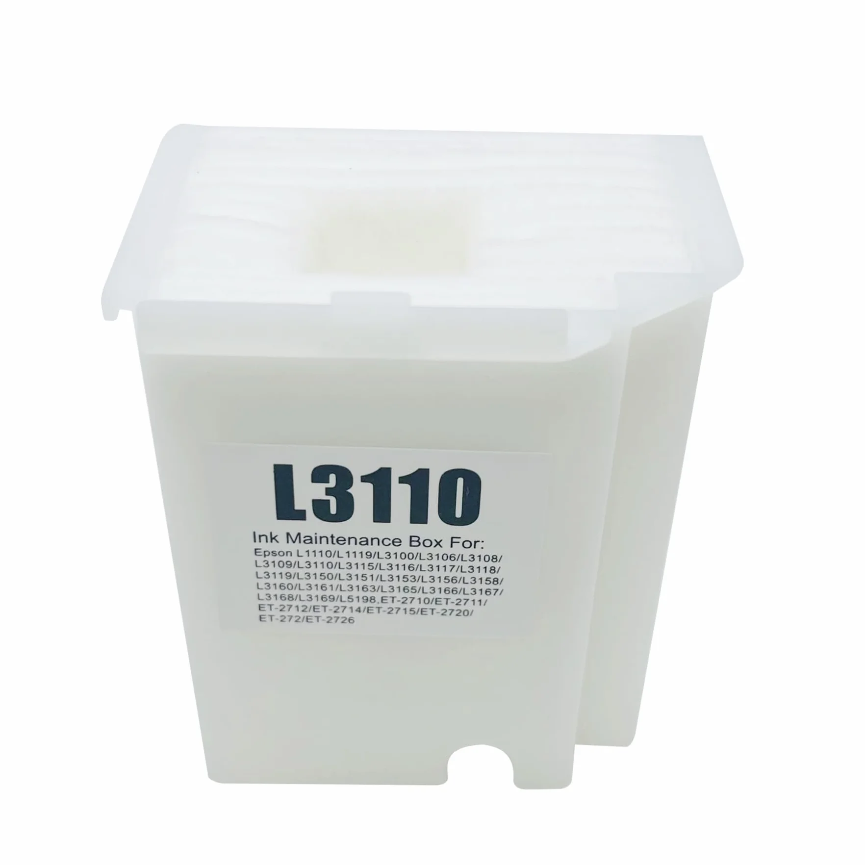 Lot de 2 réservoirs d'encre à déchets L3110 compatibles EcoTank ET-2810 ET-2812 ET-2814 ET-2803 ET-2710 ET-2712 ET-2714 ET-2715 ET-2720 ET-2726