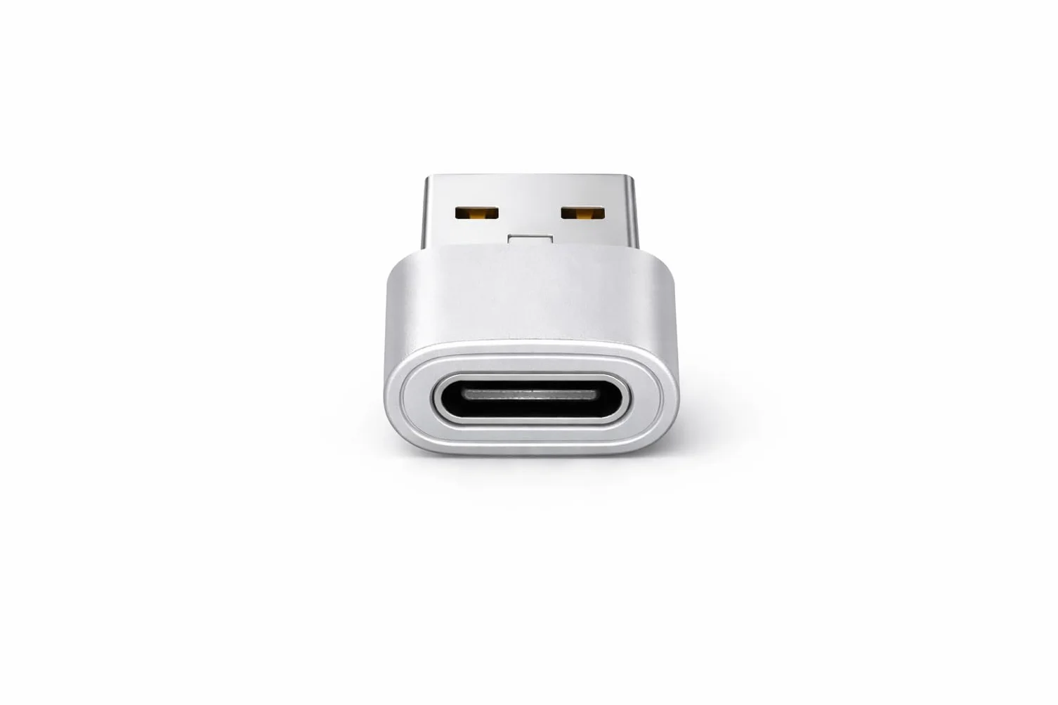Pack de 3 Adaptateurs USB-A vers USB-C Argent Compatible Apple iPhone 15/16/17 iPad AirPods Samsung Galaxy S23/S24/S25 Charge Rapide