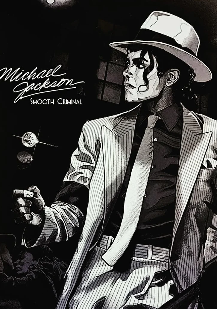 KUSTOM ART Tableau mural Michael Jackson Smooth Criminal Impression sur bois 30 x 21 cm