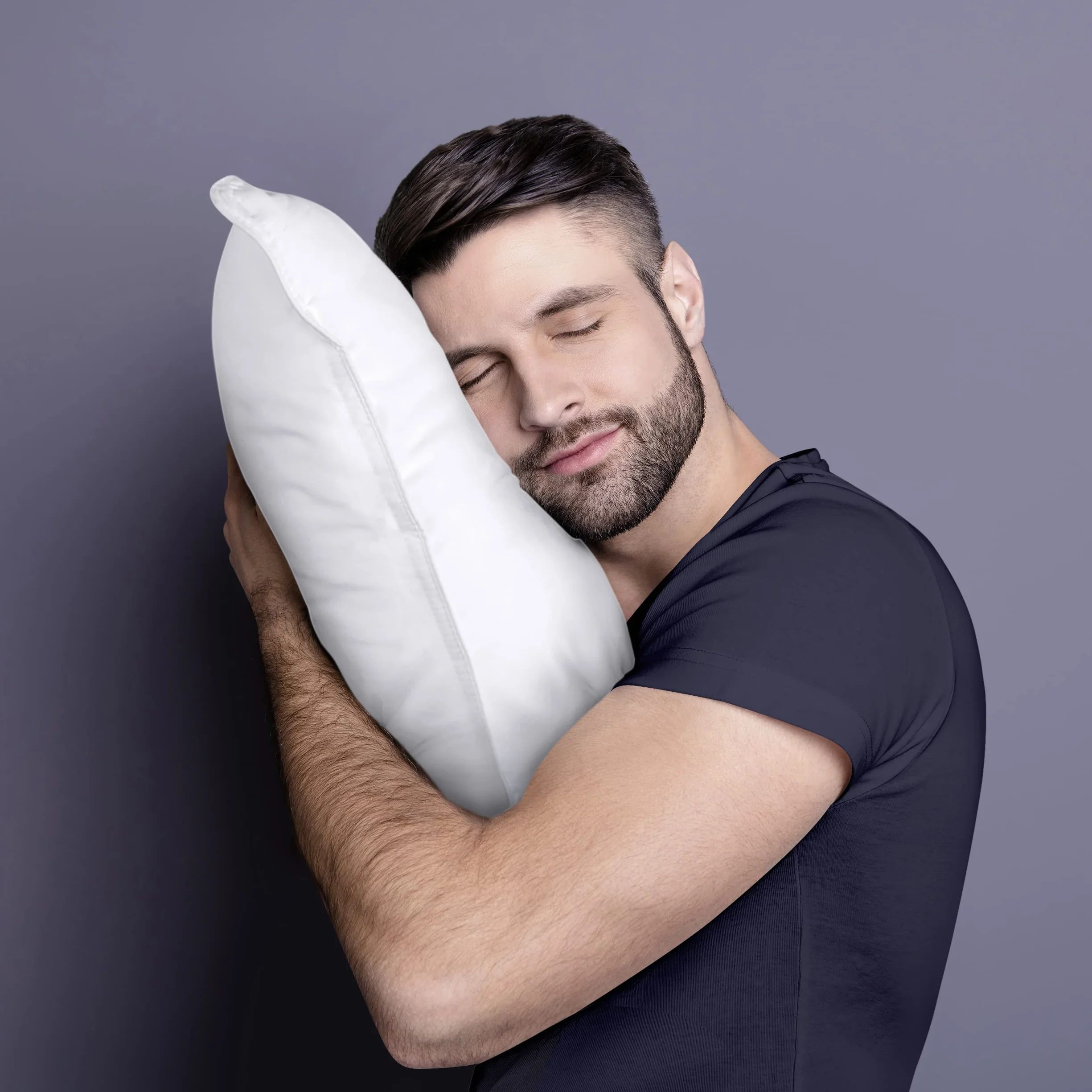 Utopia Bedding Oreiller Lot de 2 60x60 cm Coussin Respirant Doux Blanc
