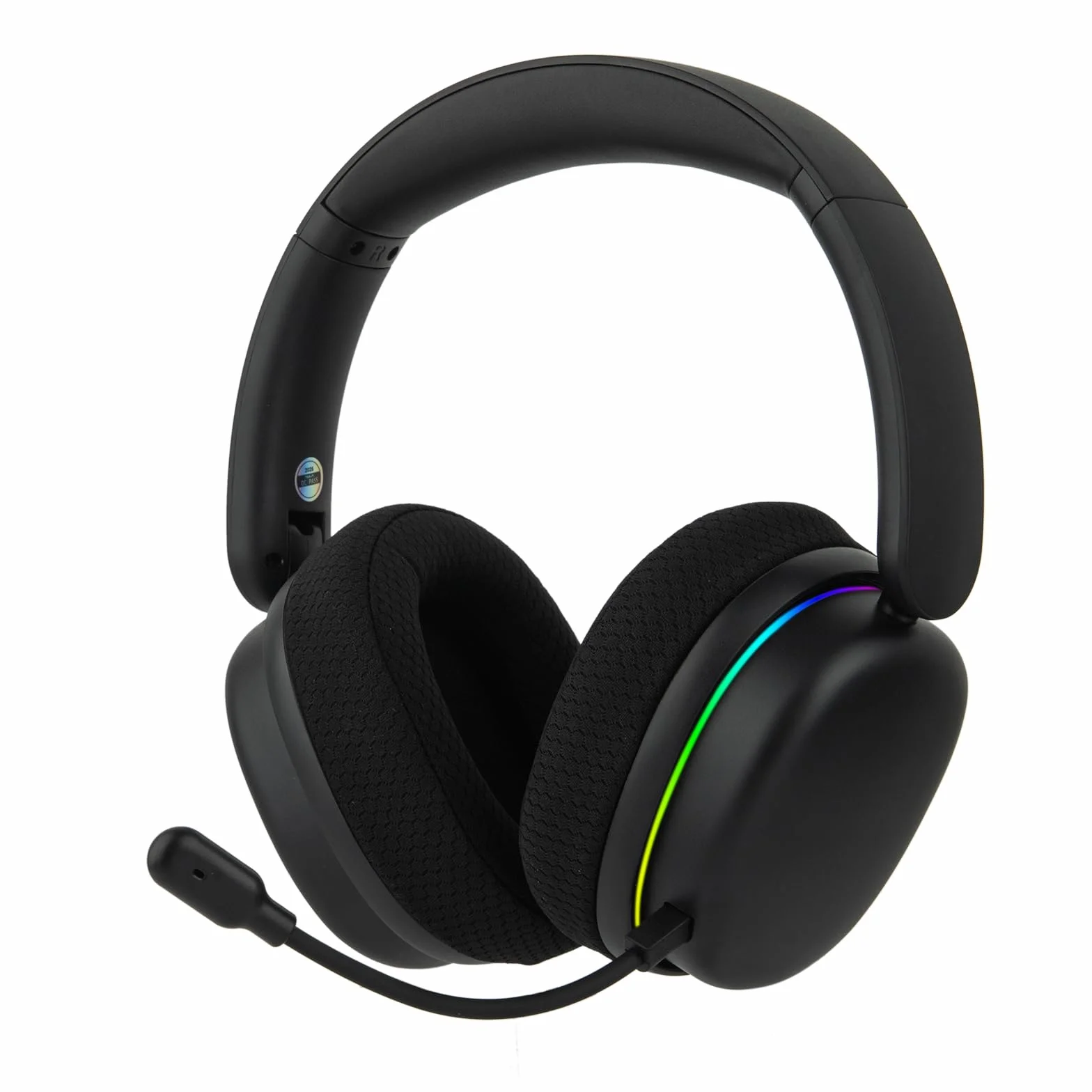 EPOMAKER X Aula G7 Pro bezprzewodowy zestaw słuchawkowy do gier, podwójny tryb BT5.3 i 2,4 GHz, dźwięk przestrzenny 7,1, bateria 80 godzin, światło RGB, z mikrofonem z redukcją szumów do PS5, PS4