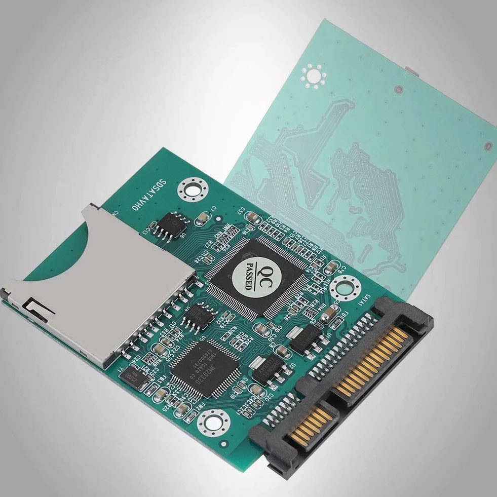 Adaptateur SD vers SATA 22 Mo/s SD/SDHC/SDXC/MMC 2,5" 7+15P Convertisseur