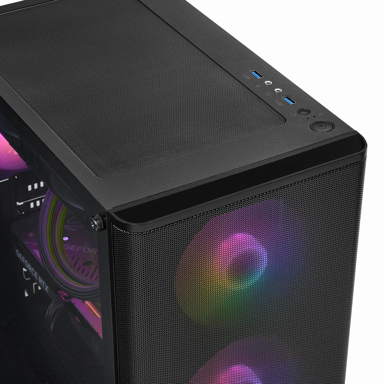 PC Gamer Ryzen 7 5700 8X 3.70 GHz 16 Go RAM DDR4 SSD M.2 1 To RTX 5060 8 Go Windows 11 Pro Wi-Fi 1080P