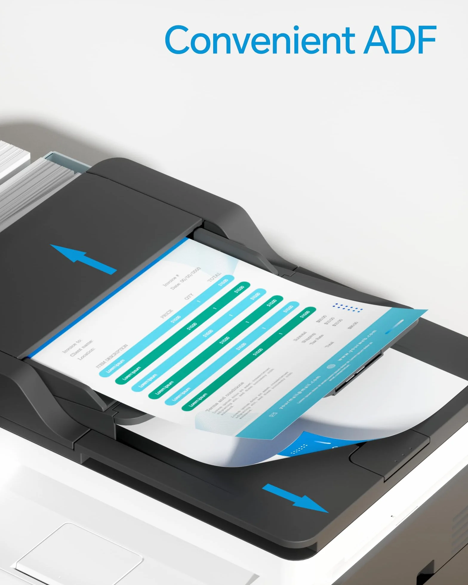 PANTUM CM2100ADW Imprimante Laser Couleur Multifonction ADF Recto-Verso Automatique WLAN USB 20ppm