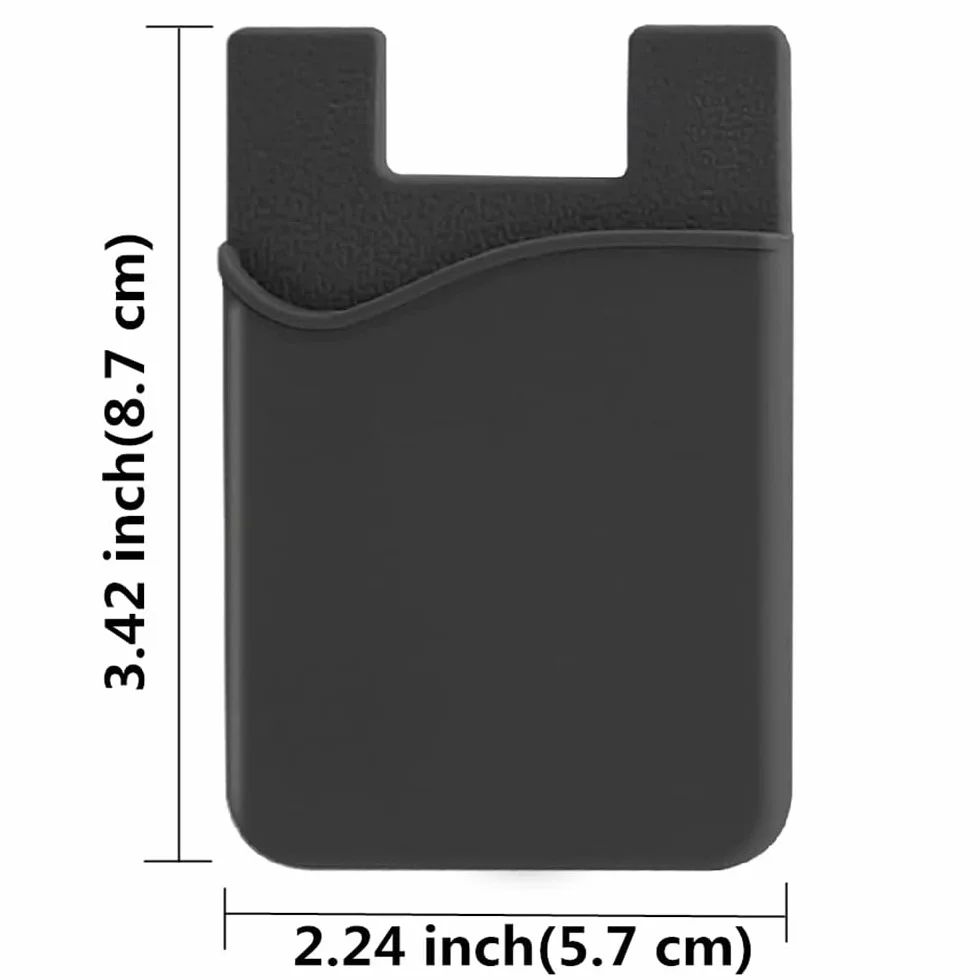 FYISWHO Uniwersalny uchwyt na karty na telefon komórkowy, etui na karty do asus zenfone 10 9 8 8z, silikon etui na karty kredytowe do zs630kl zs620kl ze620kl ze554kl zc520kl zc554kl ze520kl zc520tl