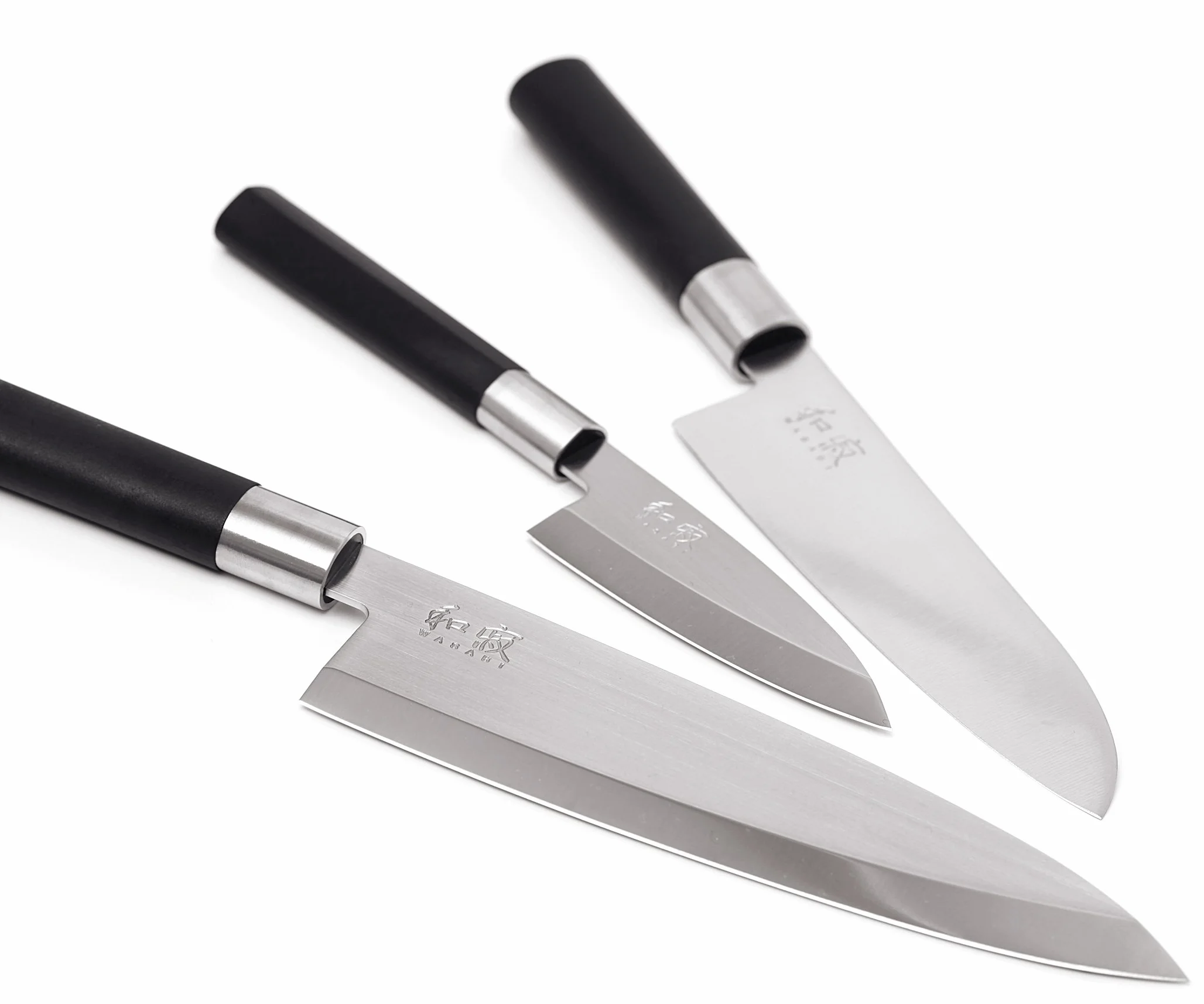 COUTEAUX JAPONAIS KAI Couteau santoku 'wasabi black' - 6716S