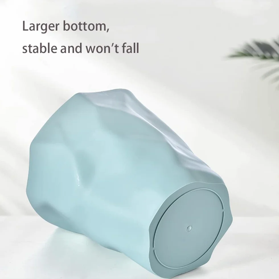 Poubelle Corbeille à Papiers en Plastique Blanche Écologique Bureau Chambre