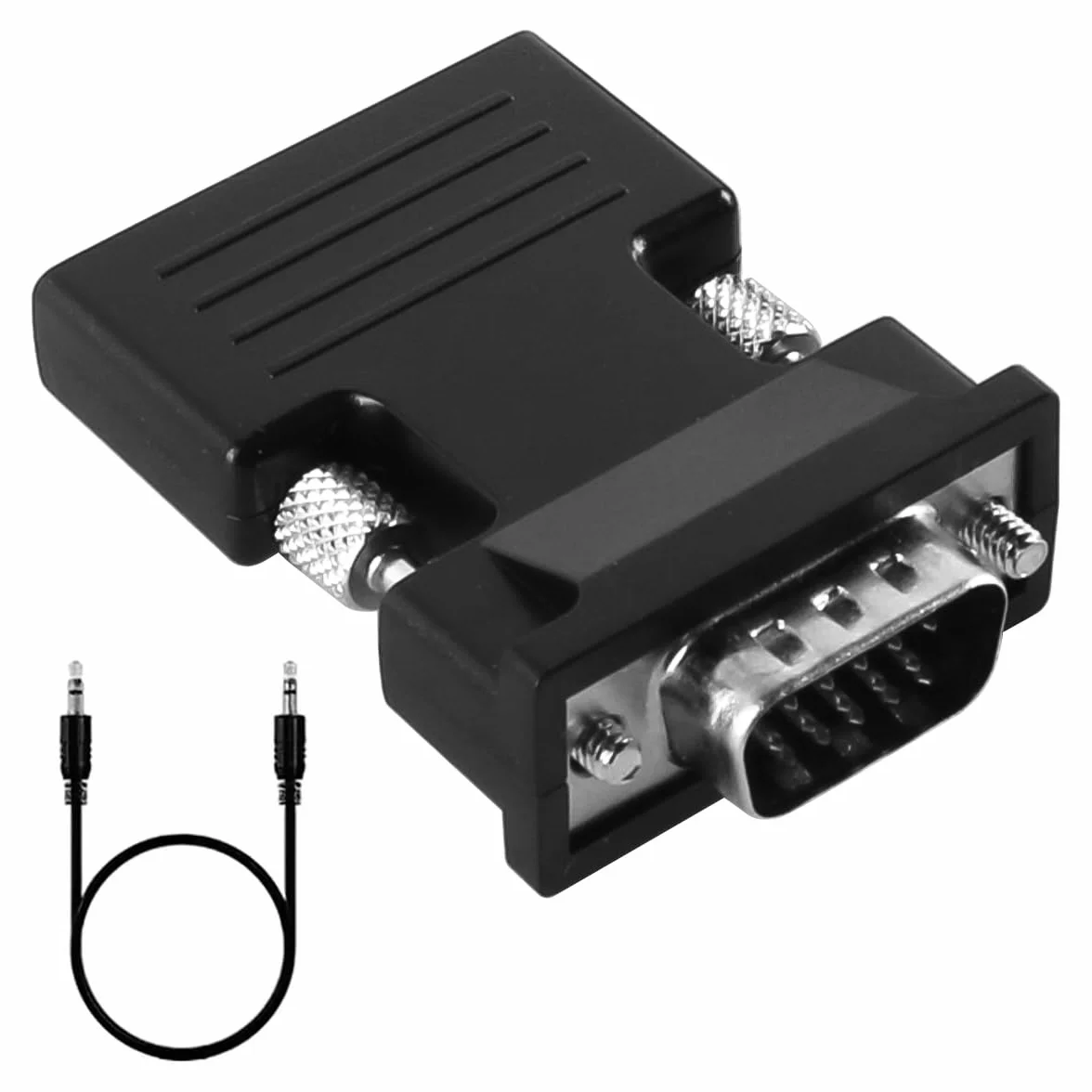 Adaptateur HDMI vers VGA Convertisseur 1080P Noir