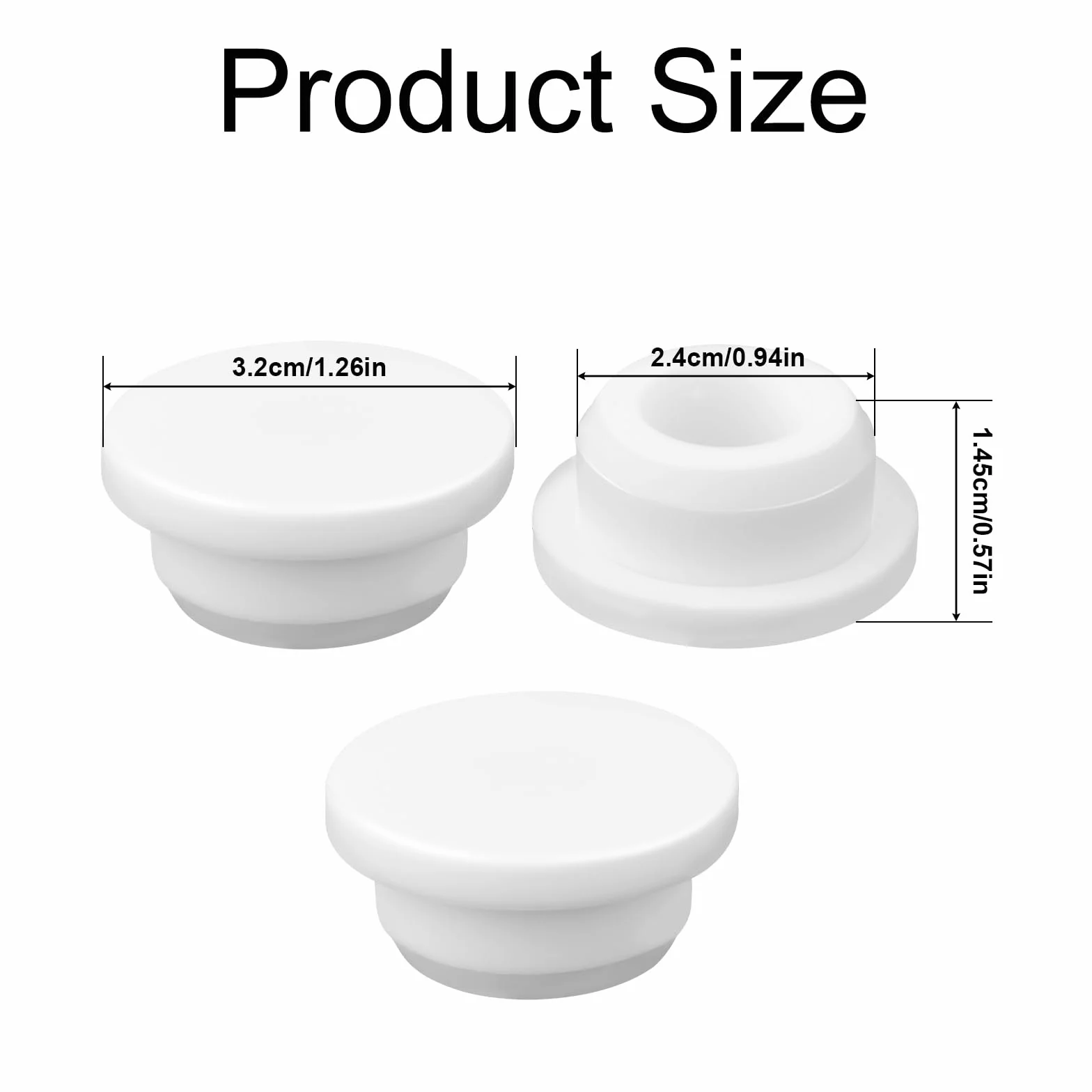 Gosknor Caoutchouc Évier Débordement Couverture Silicone Drain Bouchon Baignoire Rond Trou Insert Bassin Cuisine Salle de Bain