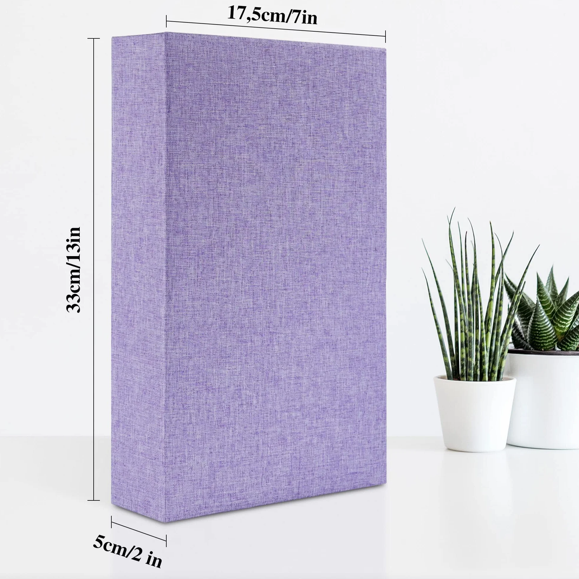 Vienrose Album Photo Traditionnel 10x15 cm 300 Pochettes Couverture Lin Grand Format