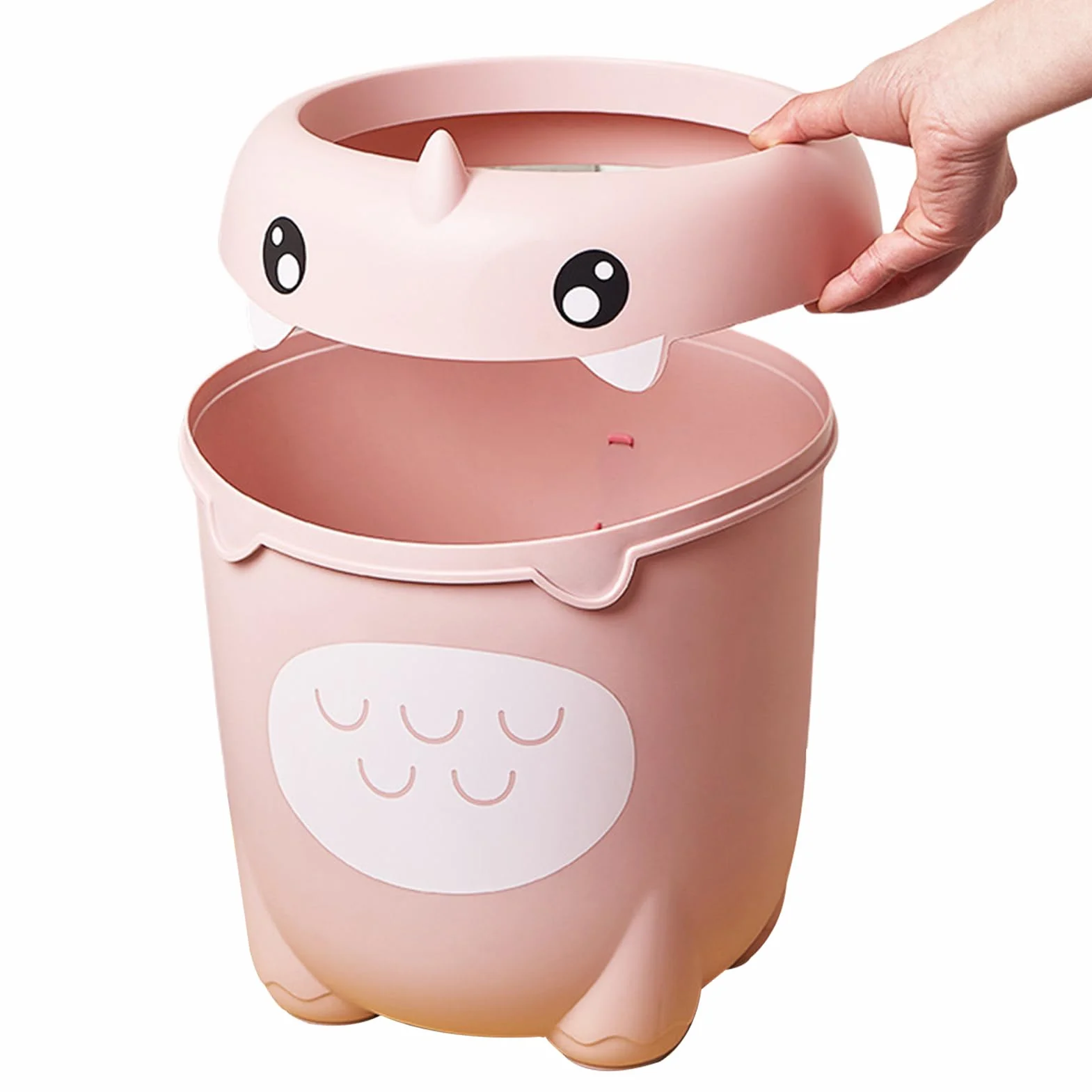 Poubelle Mignonne Corbeille Cartoon Design Ouvert Multifonction Pour Chambre Enfant