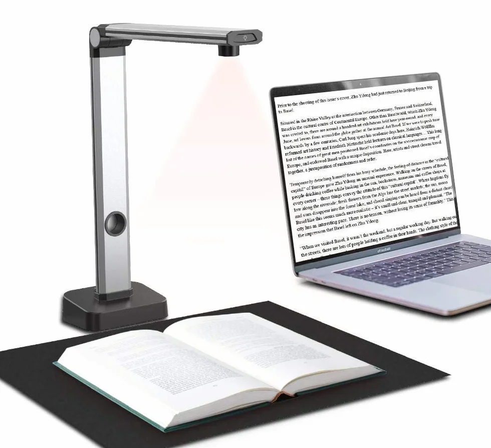 JOYUSING 14MP HD Skaner dokumentów, rozmiar Захwytywania A3, inteligentny OCR, umożliwiający konwersję na PDF/Word/Txt/Excel w systemie Windows oraz na PDF w systemie Mac