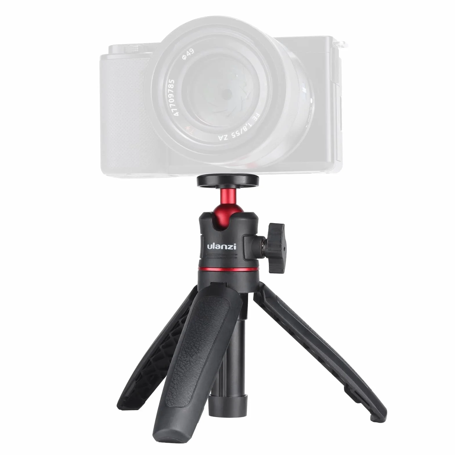 ULANZI MT-08 przenośny statyw podróżny mini ze śrubami 1/4", mały statyw kompatybilny z Sony ZV1/ RX100 VII/ RX1R II, Canon G7X Mark, Fujifilm X100V, Leica Q2