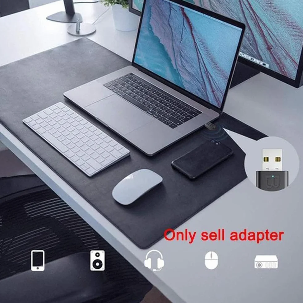 Odbiornik nadajnika USB Bluetooth 5.0, mini adapter audio, USB Bluetooth Bluetooth nadajnik odbiornik 5.0 samochód