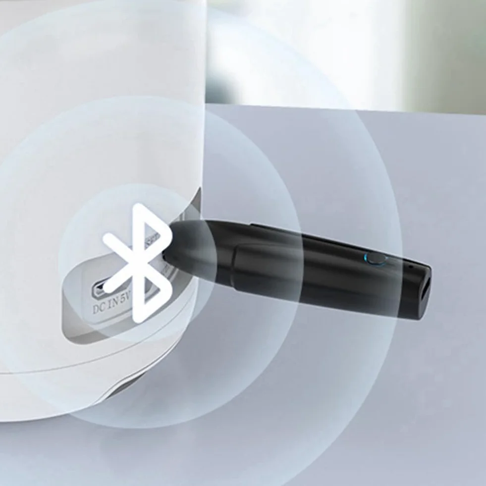 Booso Odbiornik Bluetooth 5.0 z Gniazdem 3,5 Mm, Samochodowym AUX, Stereofoniczny Adapter Audio do Słuchawek i Głośników