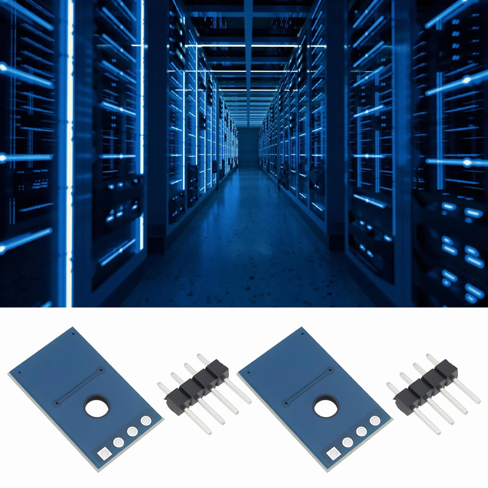 Lot de 6 Modules Mémoire CMS AT24C256 I2C EEPROM Série 2,7-5,5V 5mA
