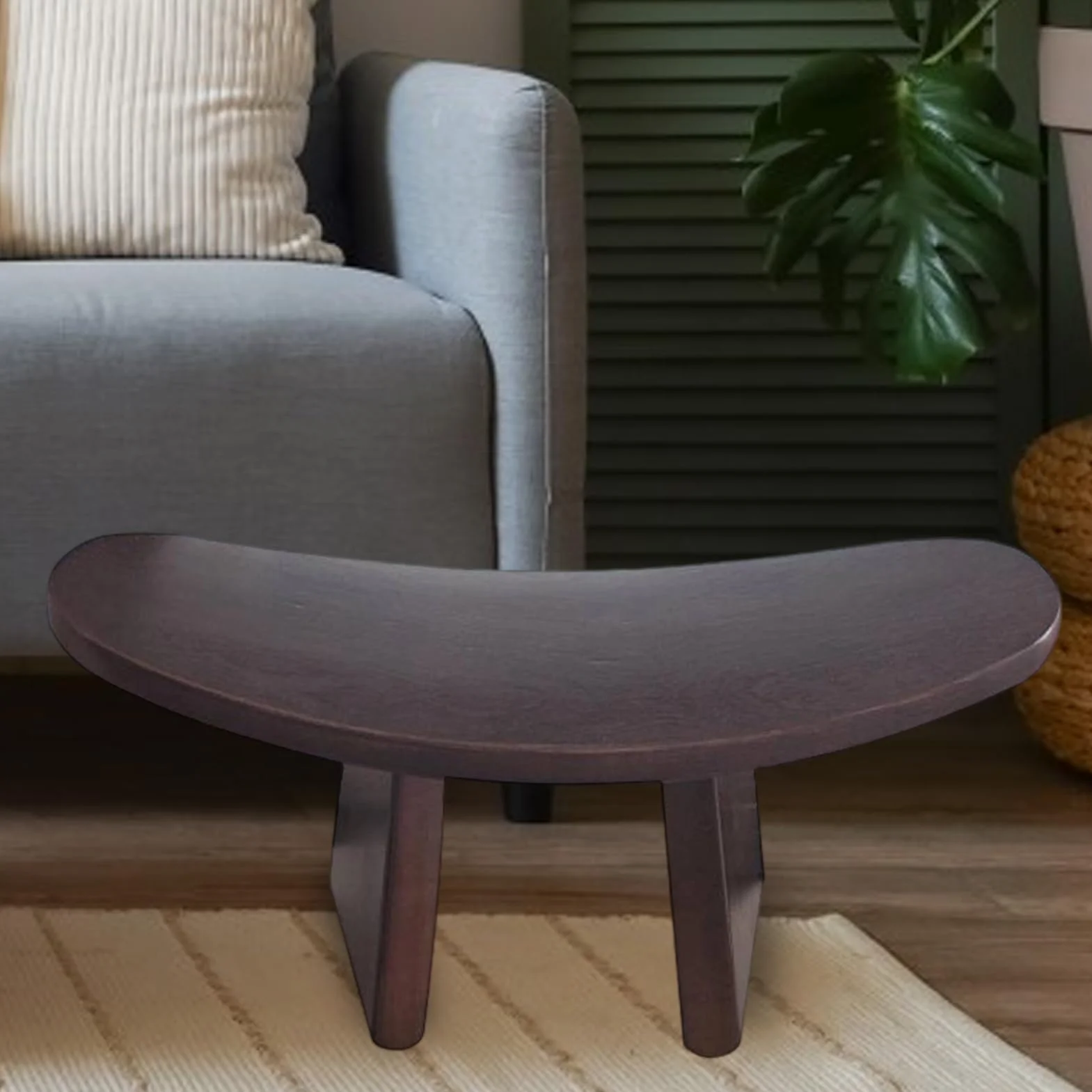 Banc De Méditation - Tabouret de Méditation Ergonomique - Siège en Bois Polyvalent Et Confortable pour Pratiques Méditatives, Rassemblements Spirituels, Maison Ou Église