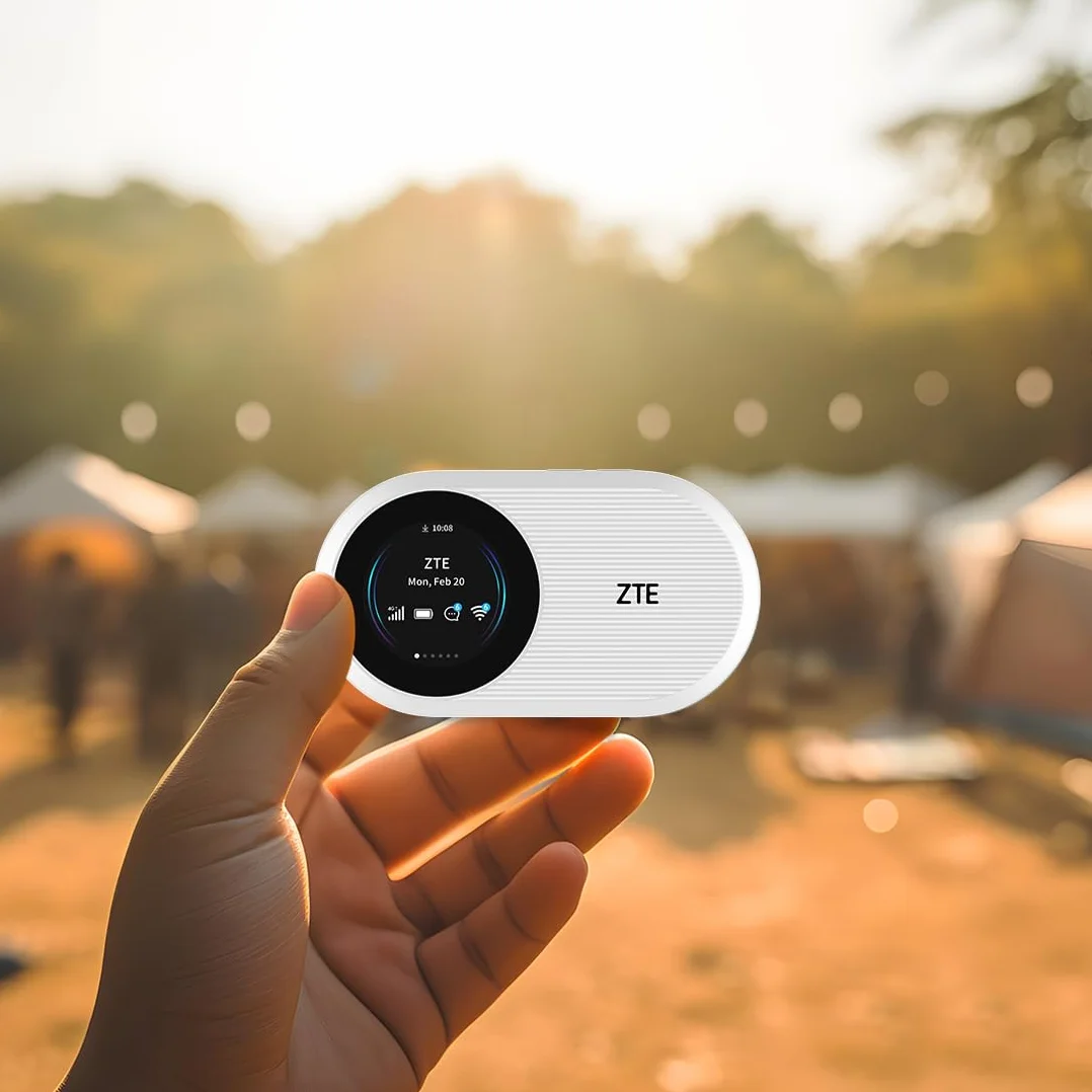 ZTE U10S Pro Wi-Fi 6 GHz Wi-Fi 4 router, 4G + LTE, 32 urządzenia, akumulator 10 godzin, globalny, 2,4 GHz, 5 GHz, biały