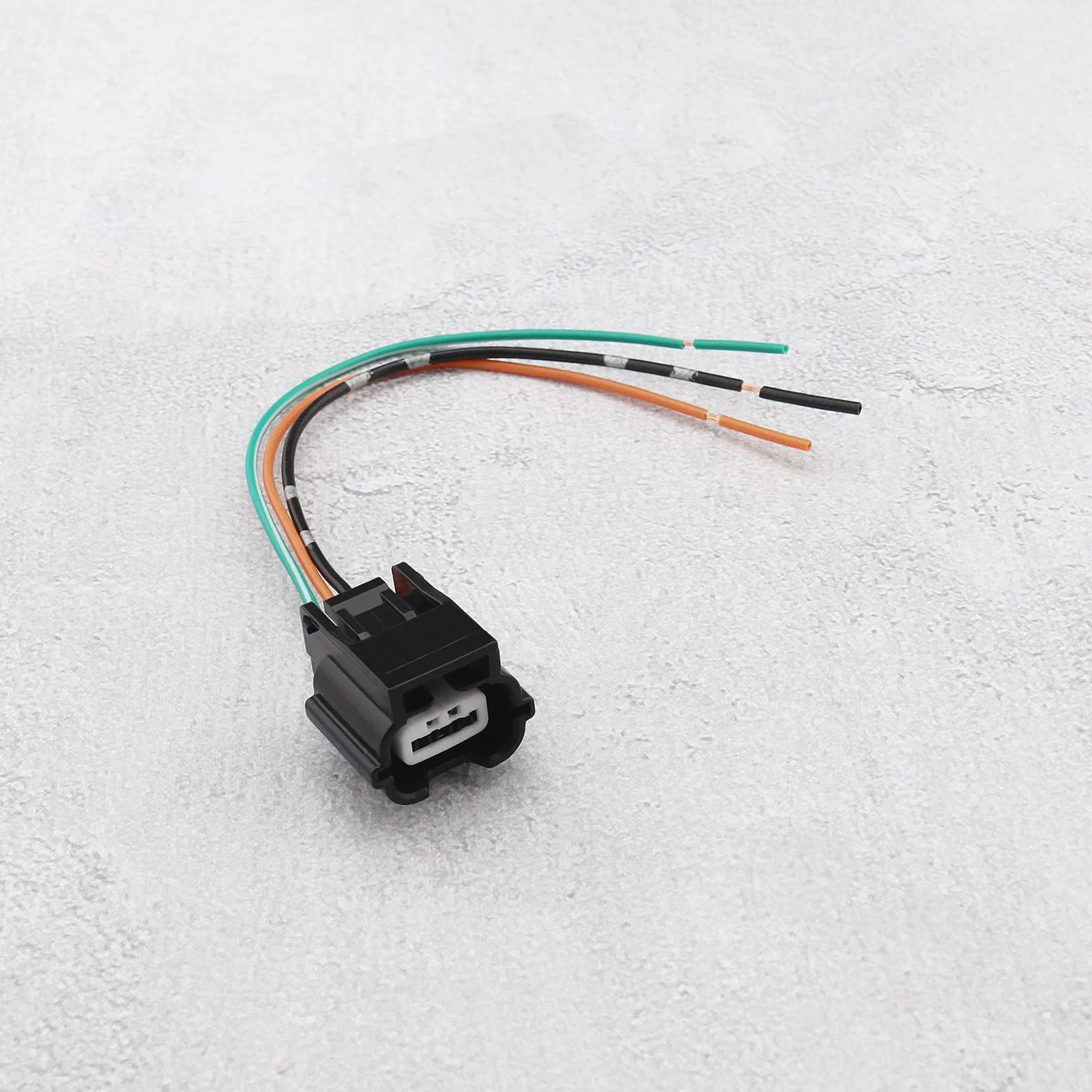 Create idea Złącze wtykowego czujnika parkowania PDC 3-pin, przewód 56431345, kompatybilny z Audi, kompatybilny z Renault, wtyk do czujnika parkowania samochodowego 3-pin, kabel 15 cm