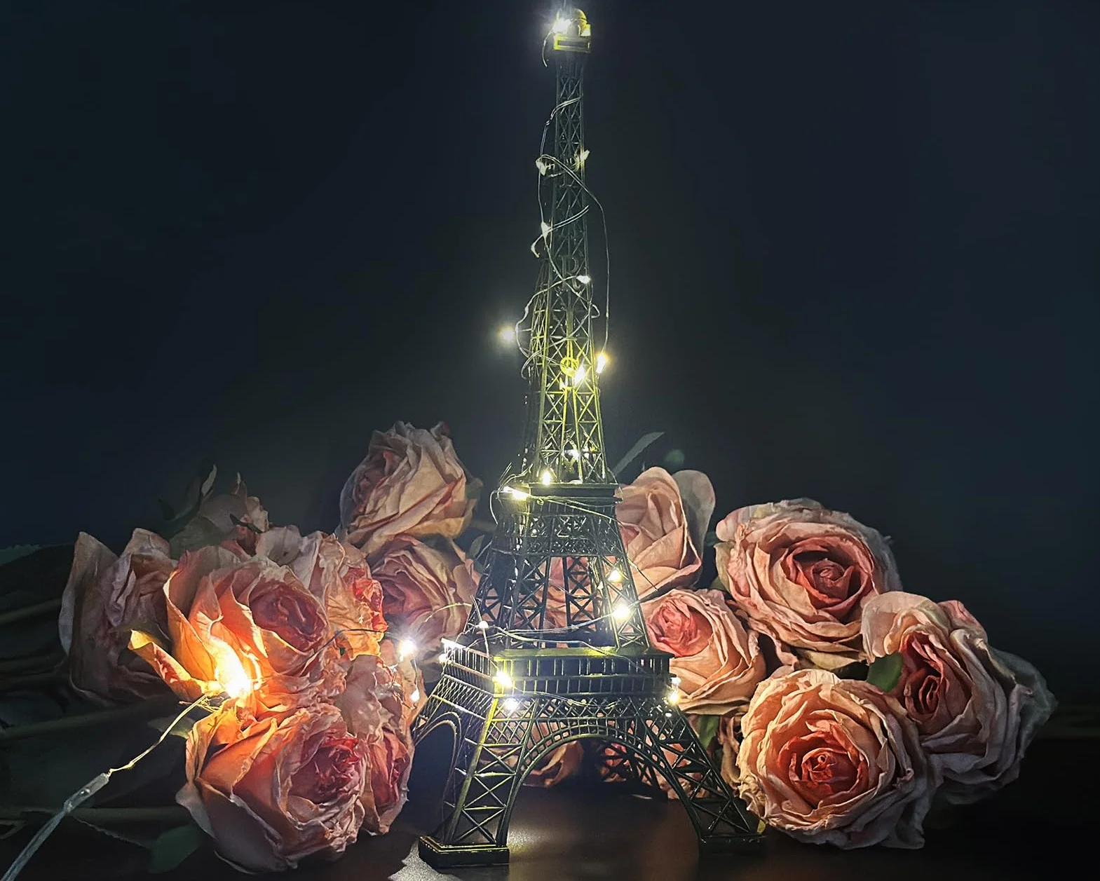 Tour Eiffel Statue Métallique Figurine 15 cm Souvenirs