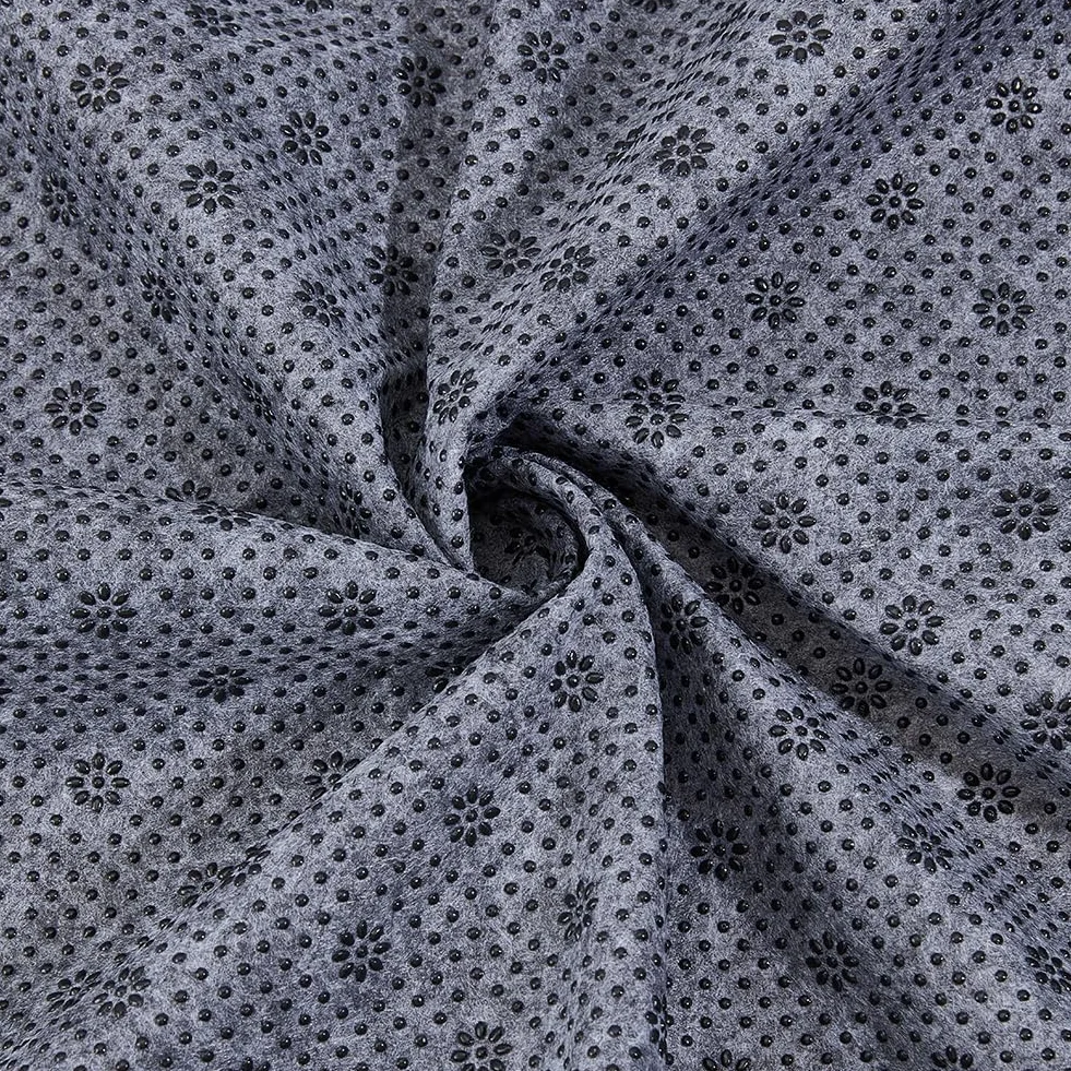 Tapis antidérapant en tissu tufting 200 x 200 cm 2 mm épaisseur
