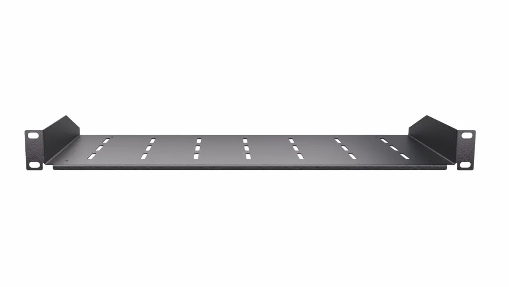Étagère Rack Serveur 1U 19 Pouces Capacité 25 kg Fixation Arrière Profondeur Variable